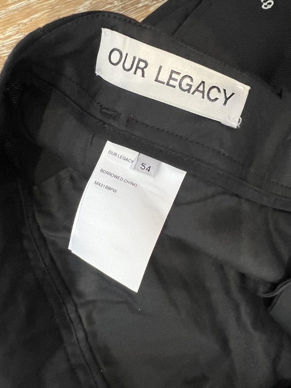 Our Legacy Our Legacy Borrowed Chino Trousers Size US 38 / EU 54 - 3 Thumbnail