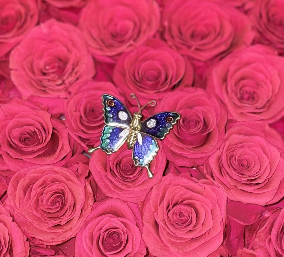Vintage Bijoux Vintage 1970’s Butterfly Brooch Size ONE SIZE - 11 Thumbnail