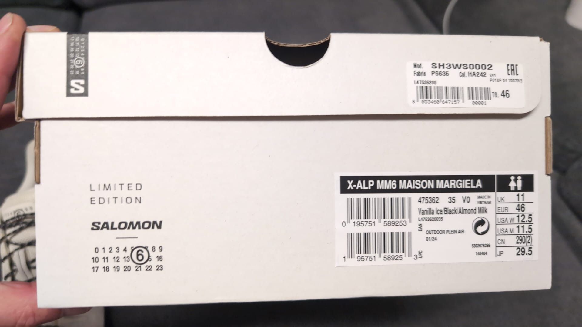 Maison Margiela × Salomon Salomon X-ALP MM6 Maison Margiela - Size 46 - New with box Size US 12.5 / EU 45-46 - 9 Thumbnail