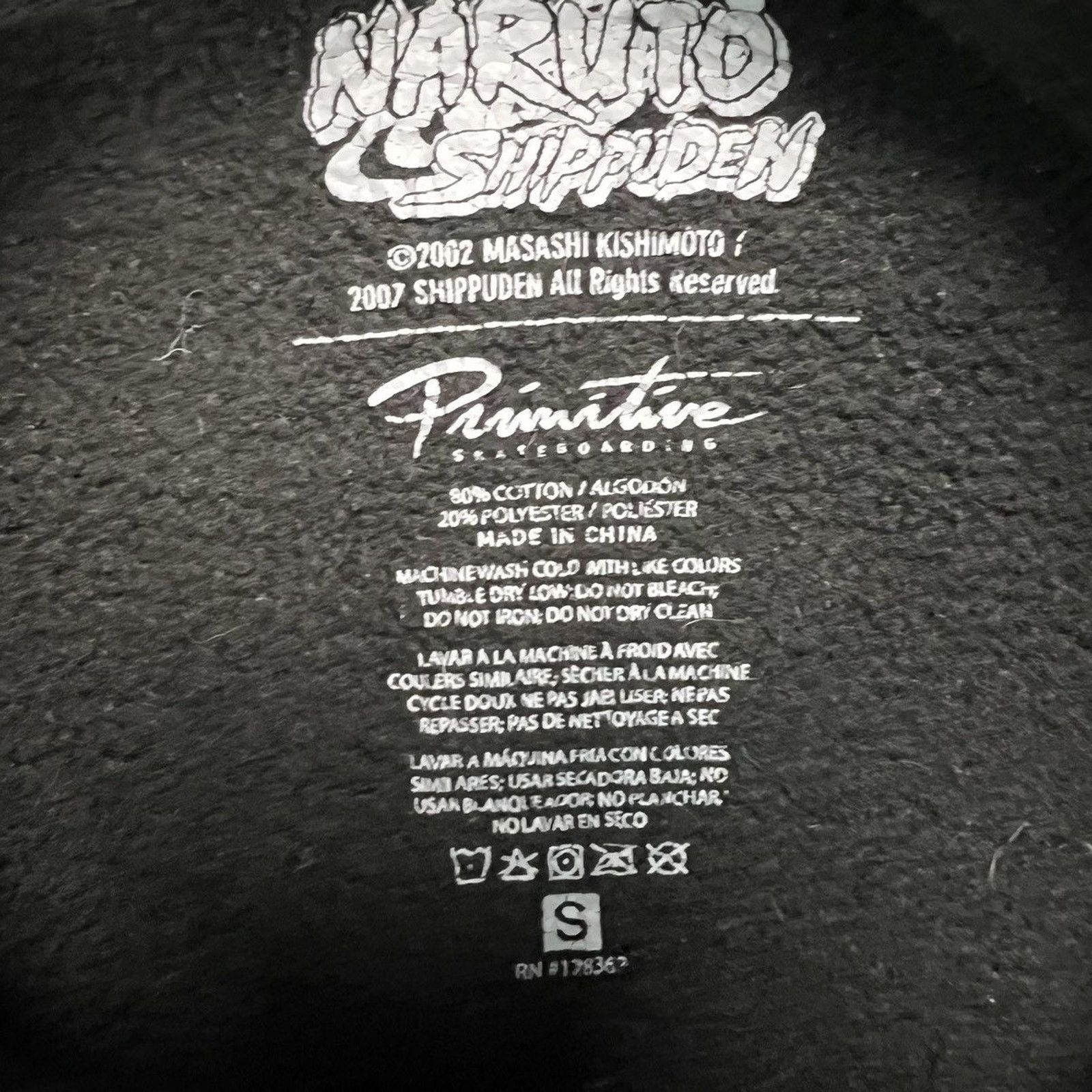 Anime × Primitive × Vintage Primitive Naruto Shippuden Hoodie Sasuke Anime Pullover Size US S / EU 44-46 / 1 - 6 Thumbnail