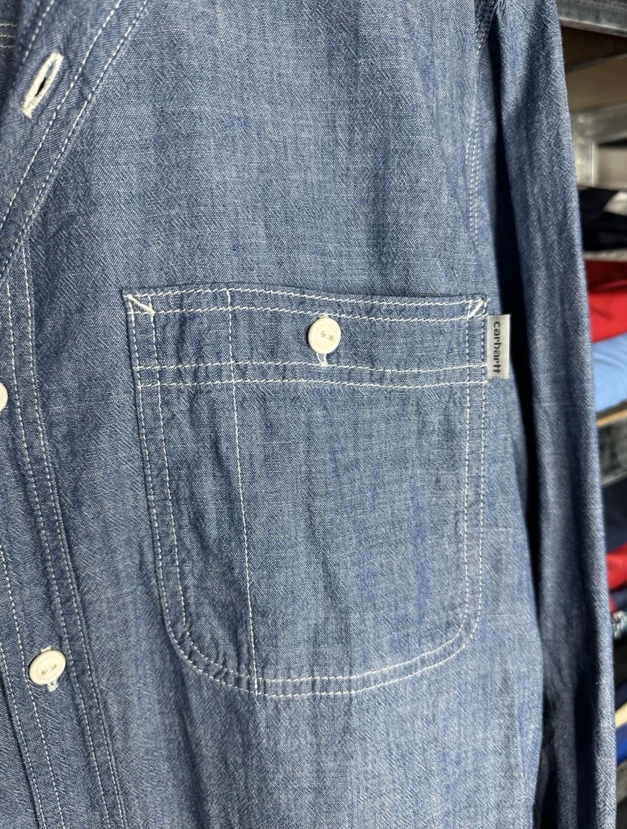 Carhartt Carhartt La Manufacture Jeans Denim Shirt Size US XL / EU 56 / 4 - 3 Thumbnail