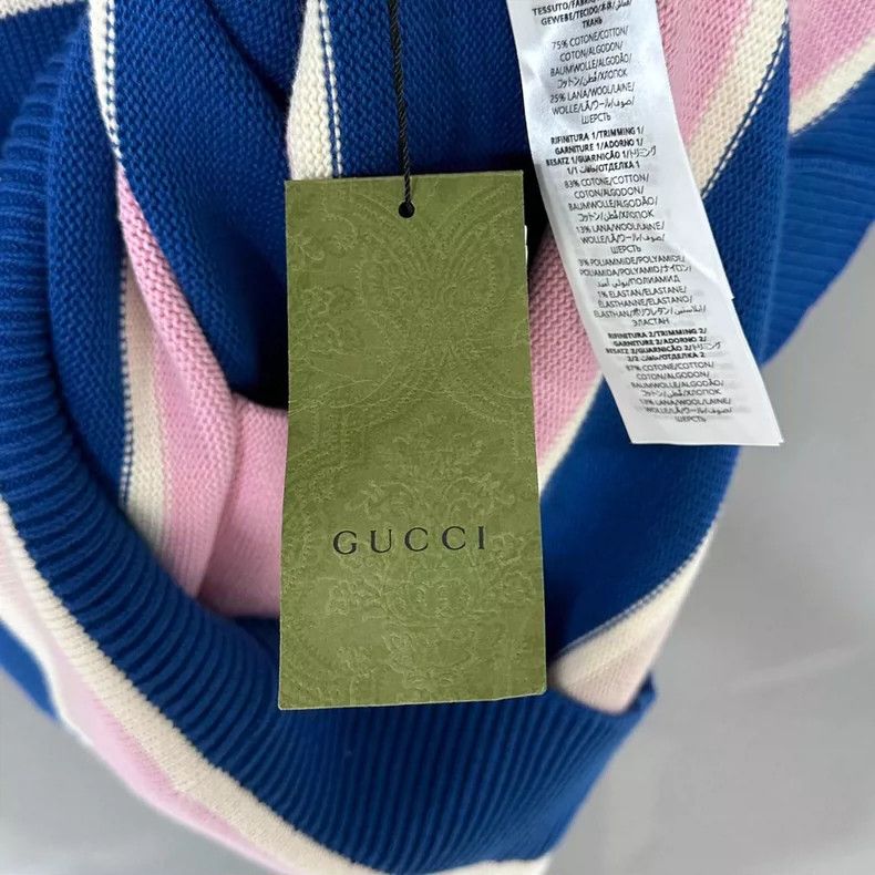 Gucci Gucci Daisy embroidered logo striped dress 2506-Nextarrow Size XS / US 0-2 / IT 36-38 - 7 Thumbnail