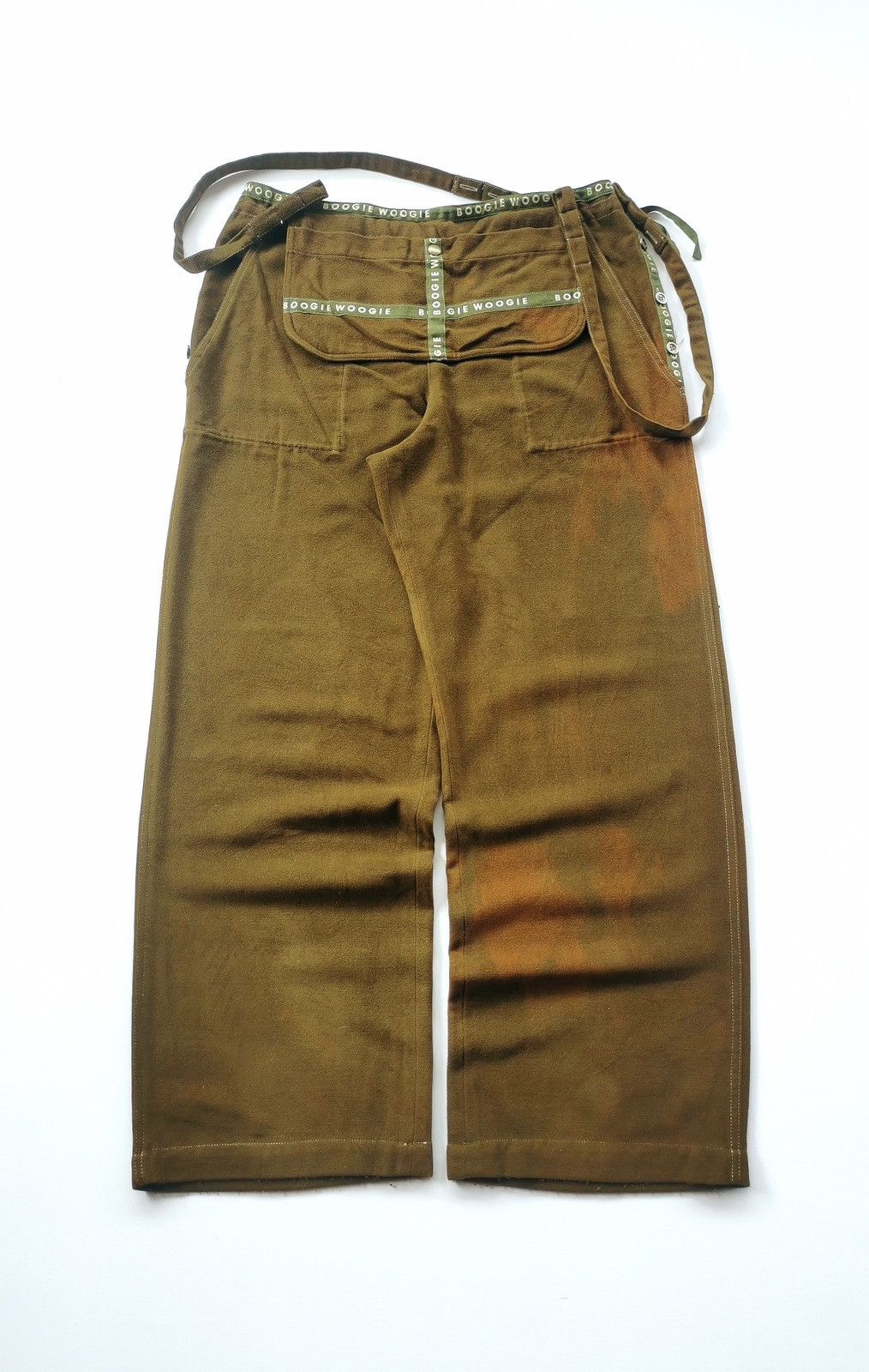 Japanese Brand Boogie Woogie Loose Baggy Rayon Pants & Bulk Size US 33 - 1 Thumbnail