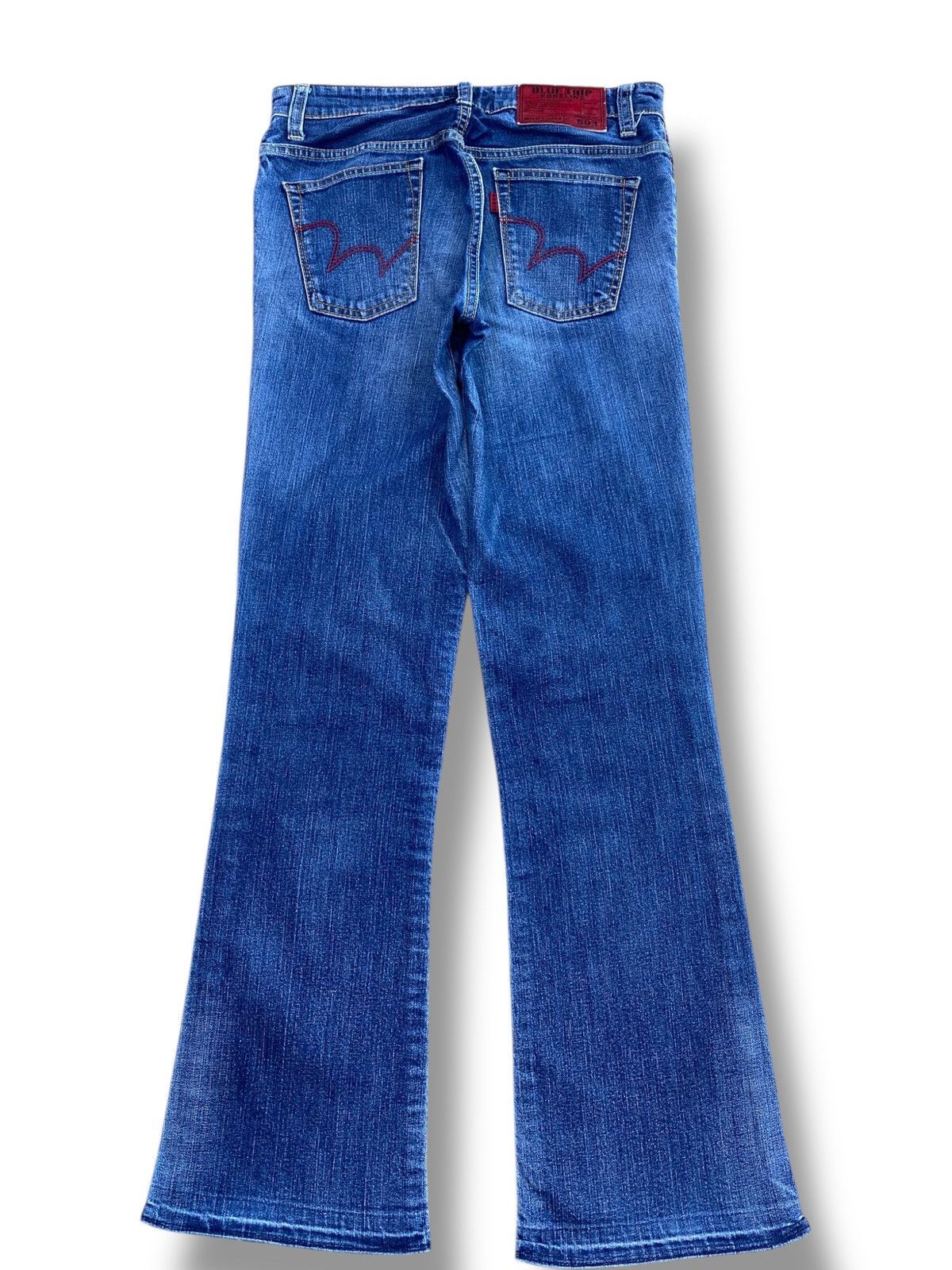 Edwin Edwin Faded Wash Ripped Style Flare Jeans Size US 30 / EU 46 - 3 Thumbnail