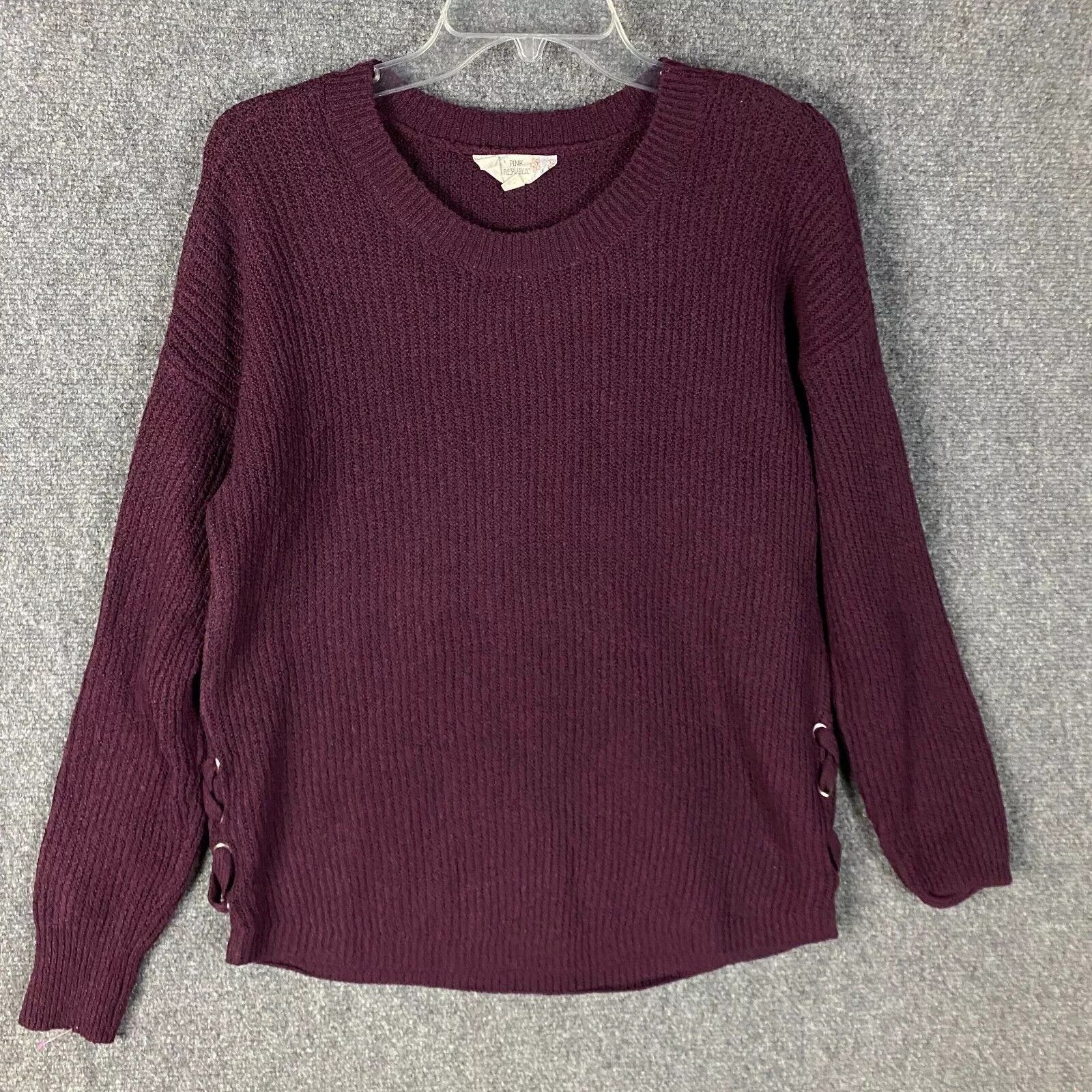 Other Pink Republic Sweater Women's Small Pullover Knit Purple S Size S / US 4 / IT 40 - 1 Thumbnail