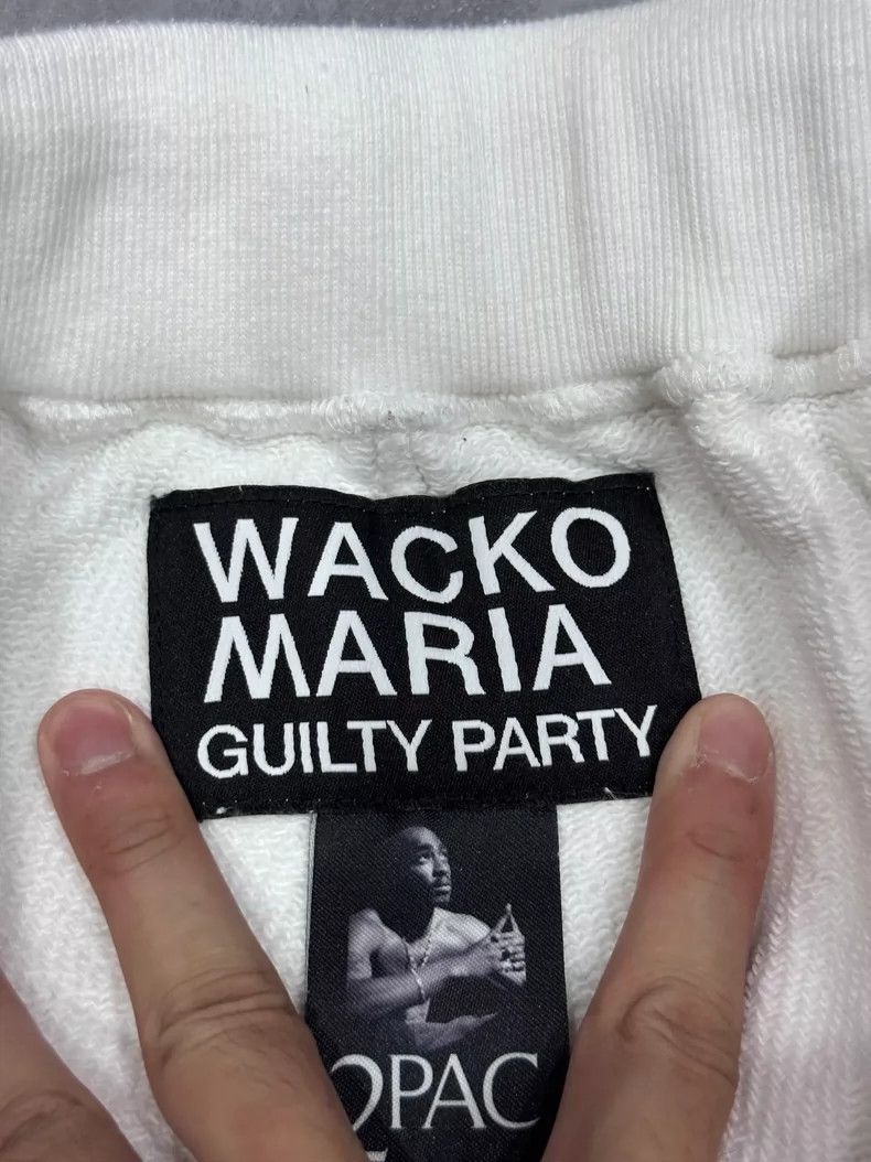 Wacko Maria Wacko Maria SizeXL 2PAC Guilty Party White Slogan Tupac Ove Size US 30 / EU 46 - 3 Thumbnail