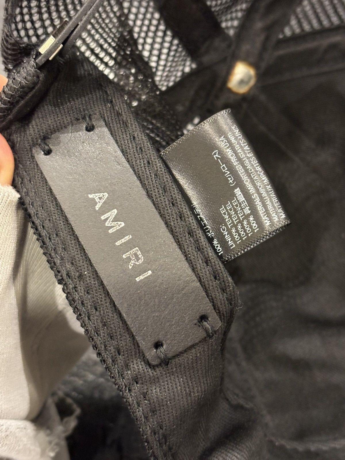 Amiri Amiri MA Logo Hat Size ONE SIZE - 3 Thumbnail