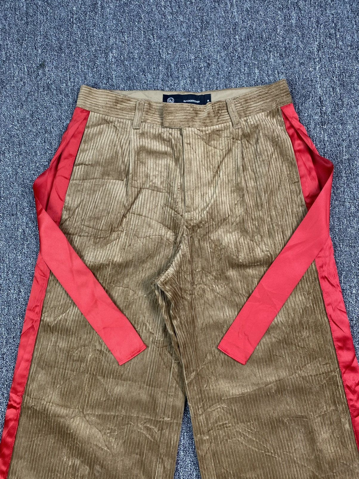 GU × Japanese Brand × Undercover Undercover x GU curduroy pants baggy fit Size US 30 / EU 46 - 2 Thumbnail
