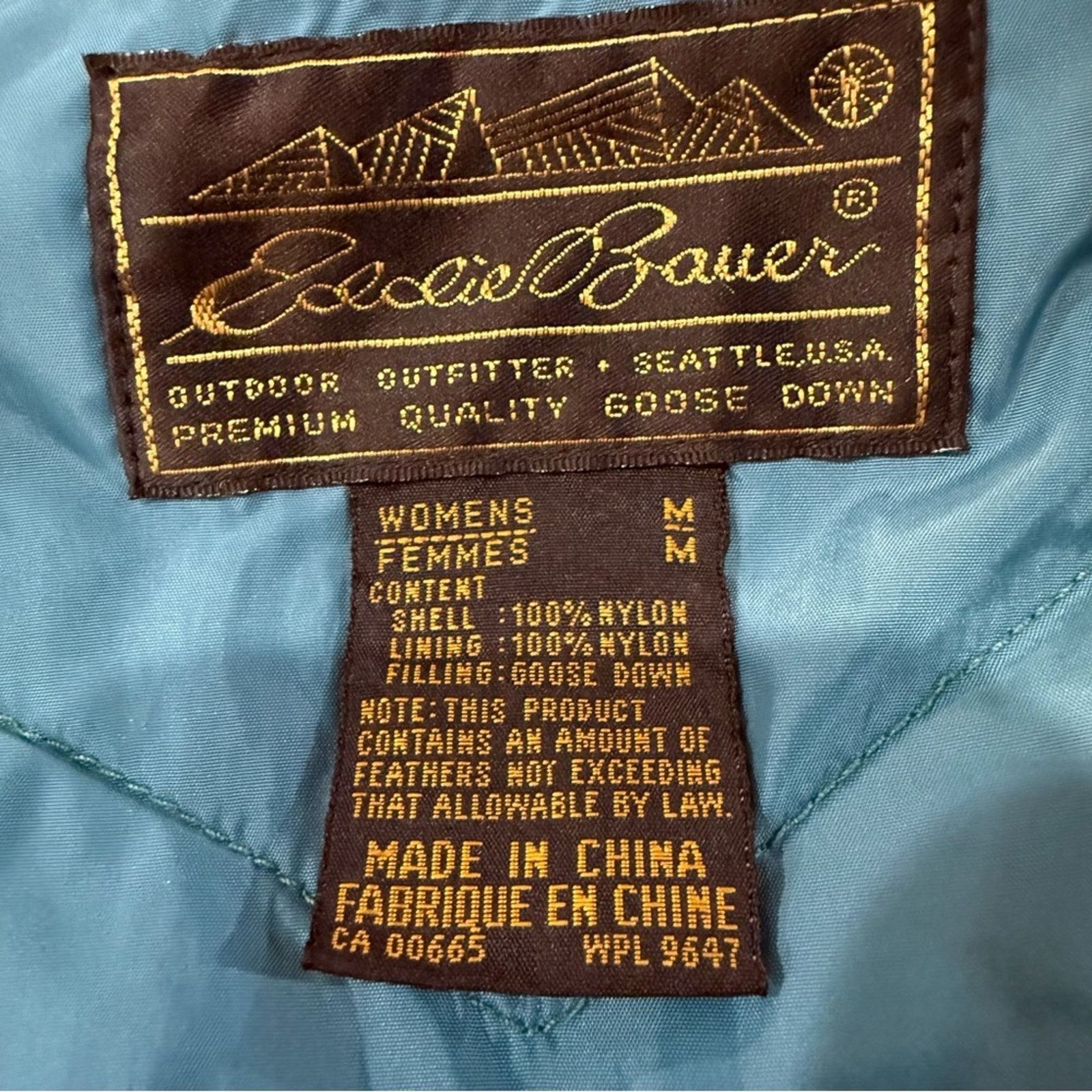 Eddie Bauer Vintage Eddie Bauer GooseDown Chevron Puffer Vest Womens Med Size M / US 6-8 / IT 42-44 - 5 Thumbnail
