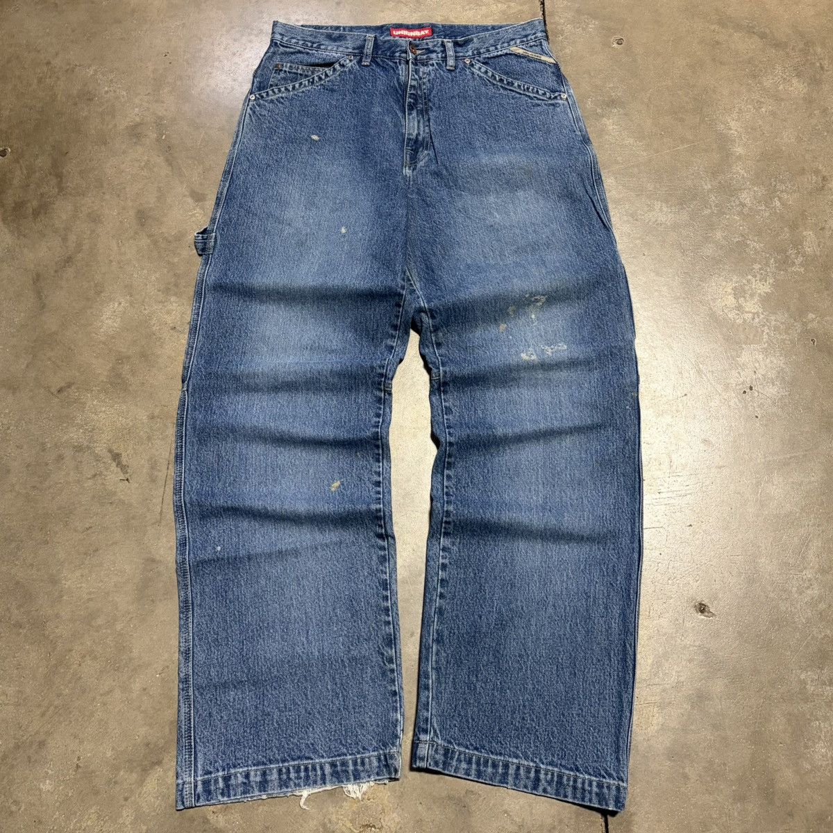 UNIONBAY Vintage Y2K Union Bay Baggy Denim Jeans Wide Leg Skater Fade Size US 36 / EU 52 - 1 Thumbnail