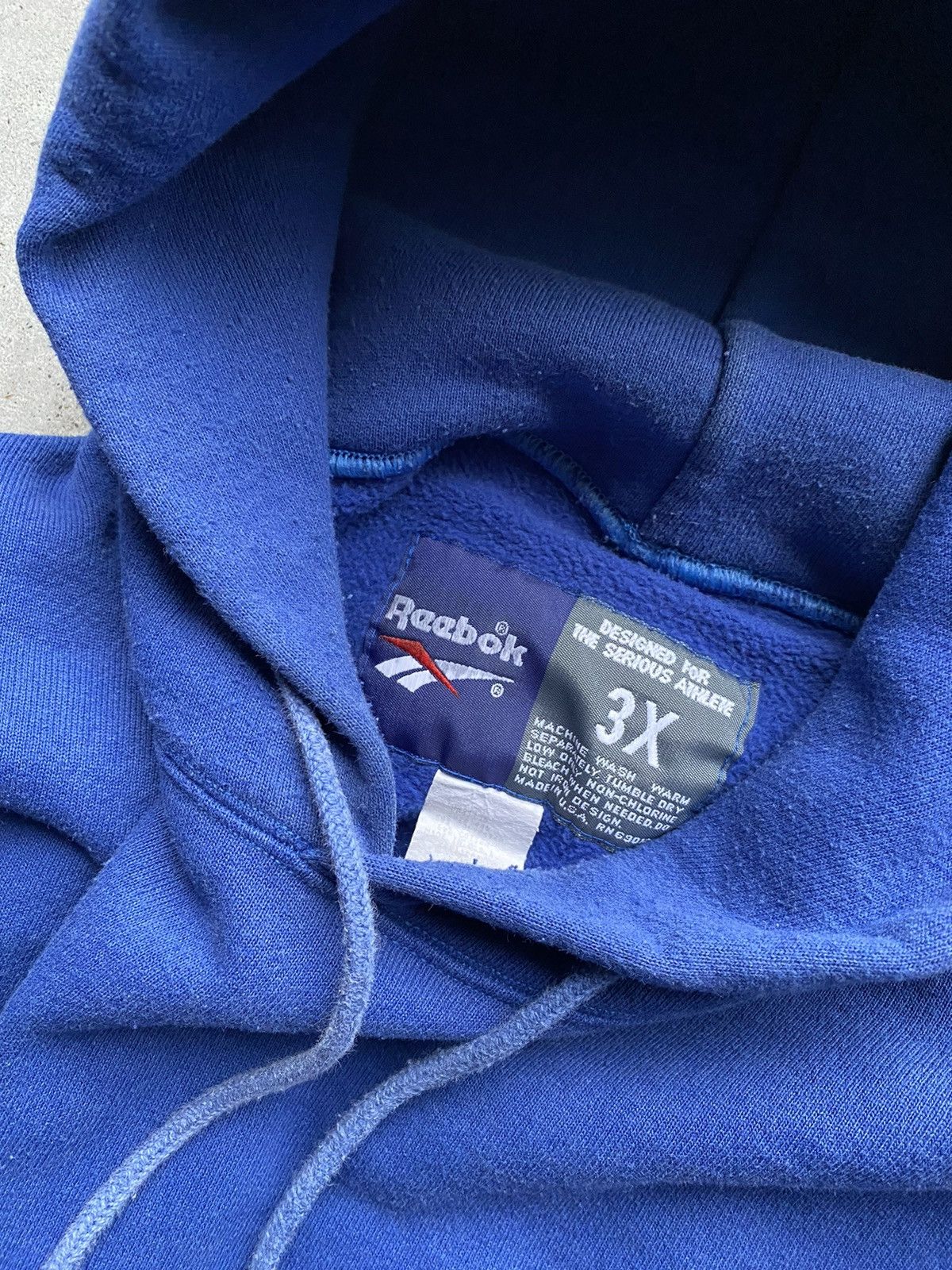 Reebok vintage 90s REEBOK Heavyweight Logo Hoodie sweatshirt Size US XXL / EU 58 / 5 - 14 Thumbnail