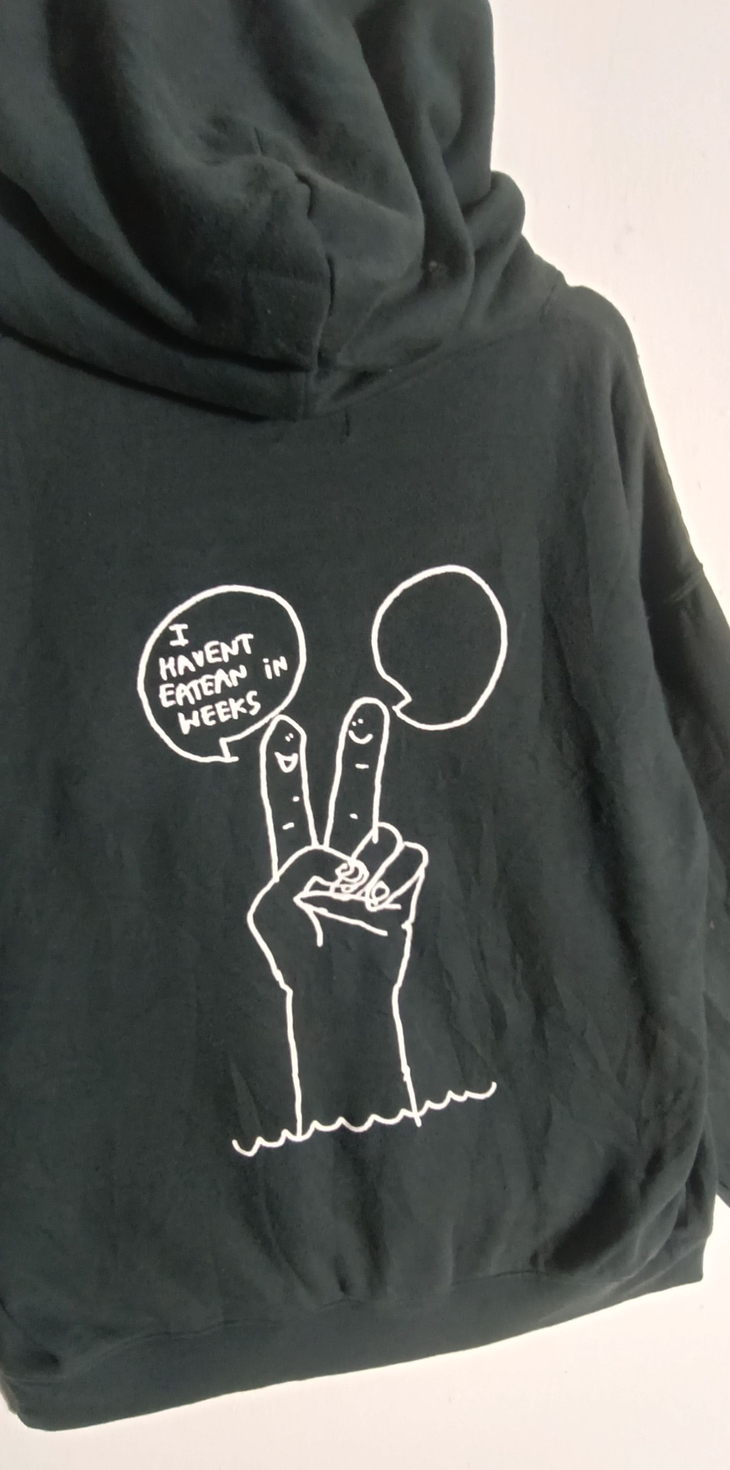 Vintage Vintage💥 Mark Gonzales ' I Havent Eatean In Weeks" Size US XL / EU 56 / 4 - 5 Thumbnail
