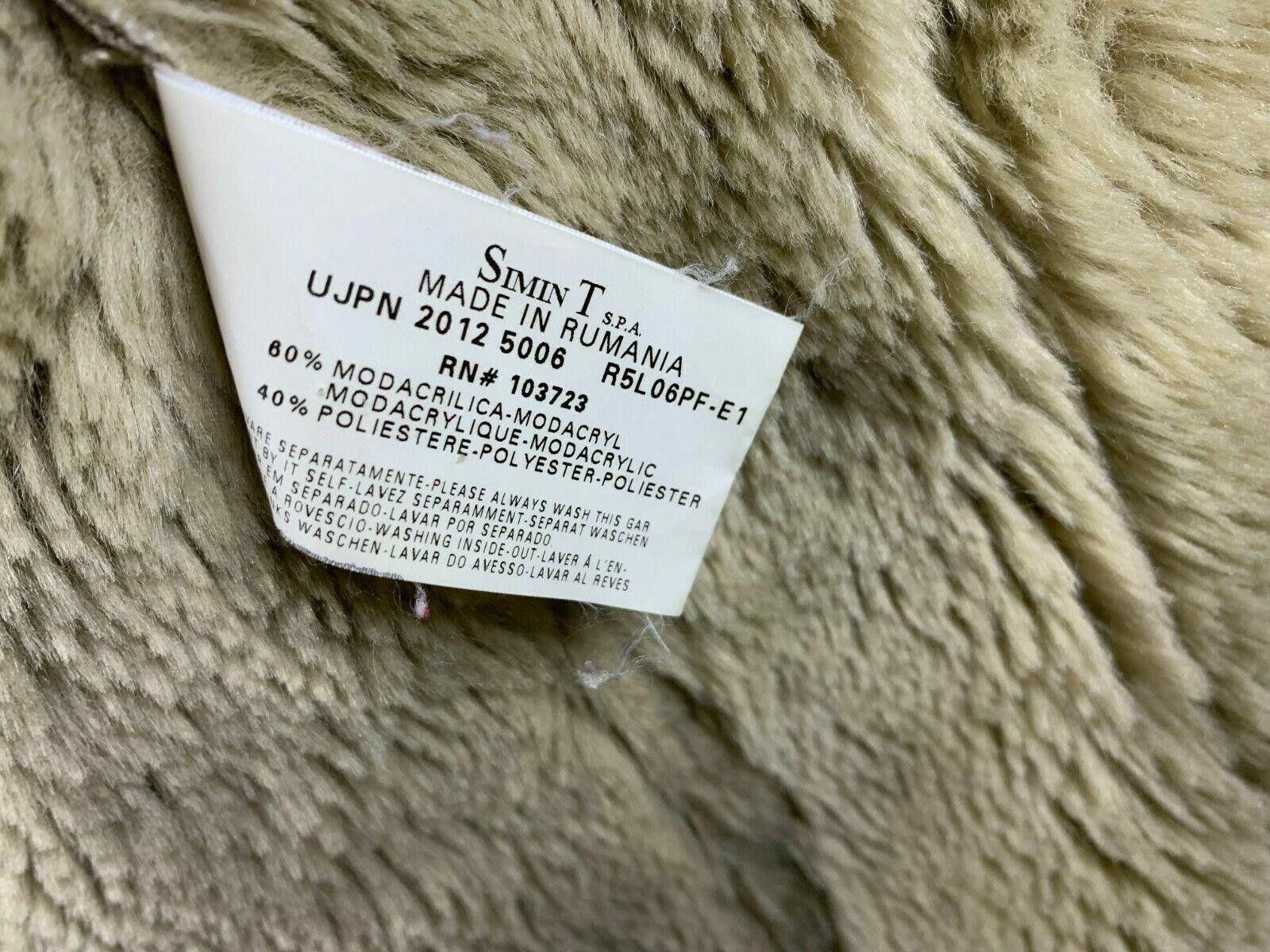 Designer Ladies Armani Jeans Beige Snap Coat Jacket Size USA 6 Size M / US 6-8 / IT 42-44 - 12 Thumbnail