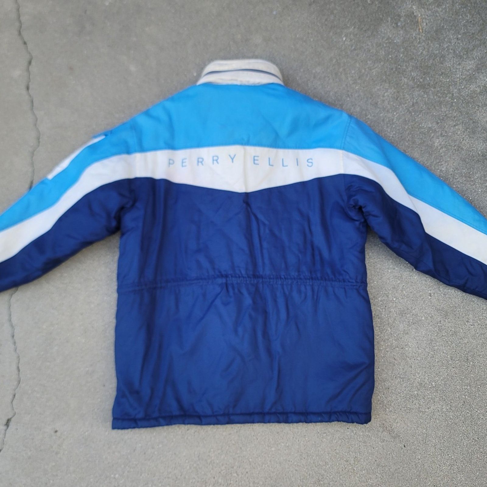 Perry Ellis Vtg Perry Ellis America Winter Jacket Size US L / EU 52-54 / 3 - 3 Thumbnail