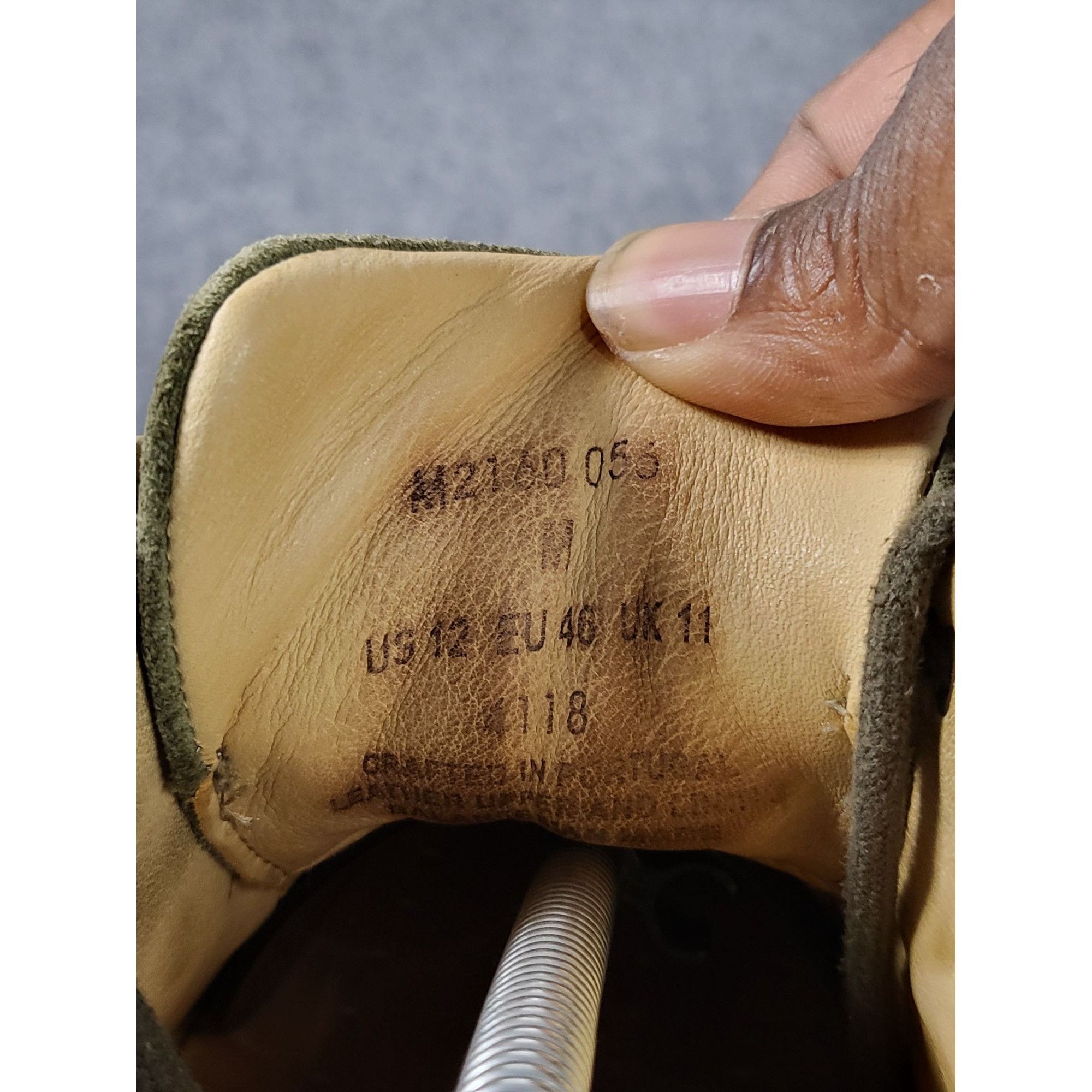 Samuel Hubbard Samuel Hubbard The Bucks Plain Toe Derby Men Sz 12 Green Nub Size US 12 / EU 45 - 8 Thumbnail