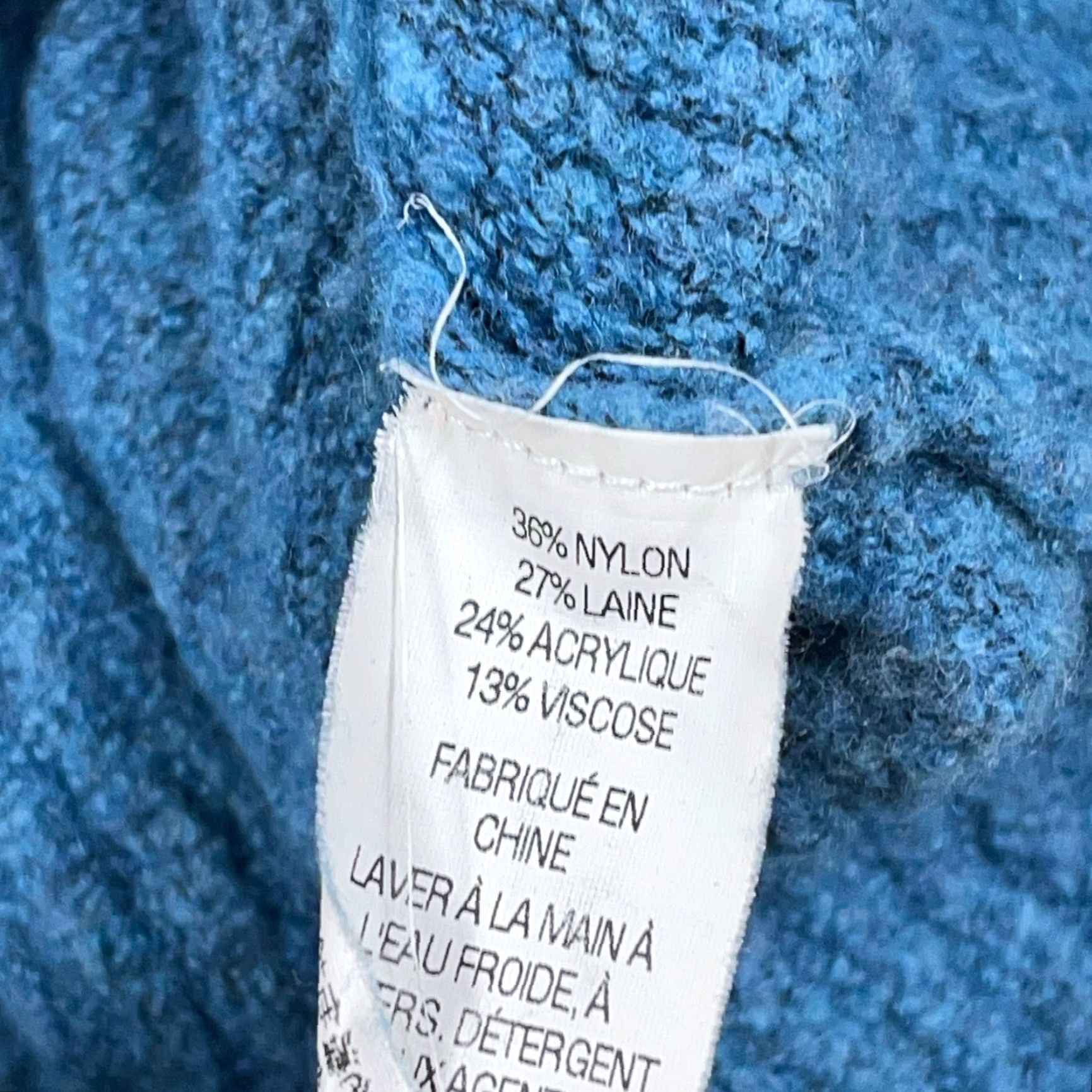 Vintage VINTAGE L.L. Bean Cardigan Sweater Women Large Blue Wool Blend Lightweight Crewneck Knitted Knit 90s Bohemian Retro Holiday Christmas Gift? Size L / US 10 / IT 46 - 5 Thumbnail