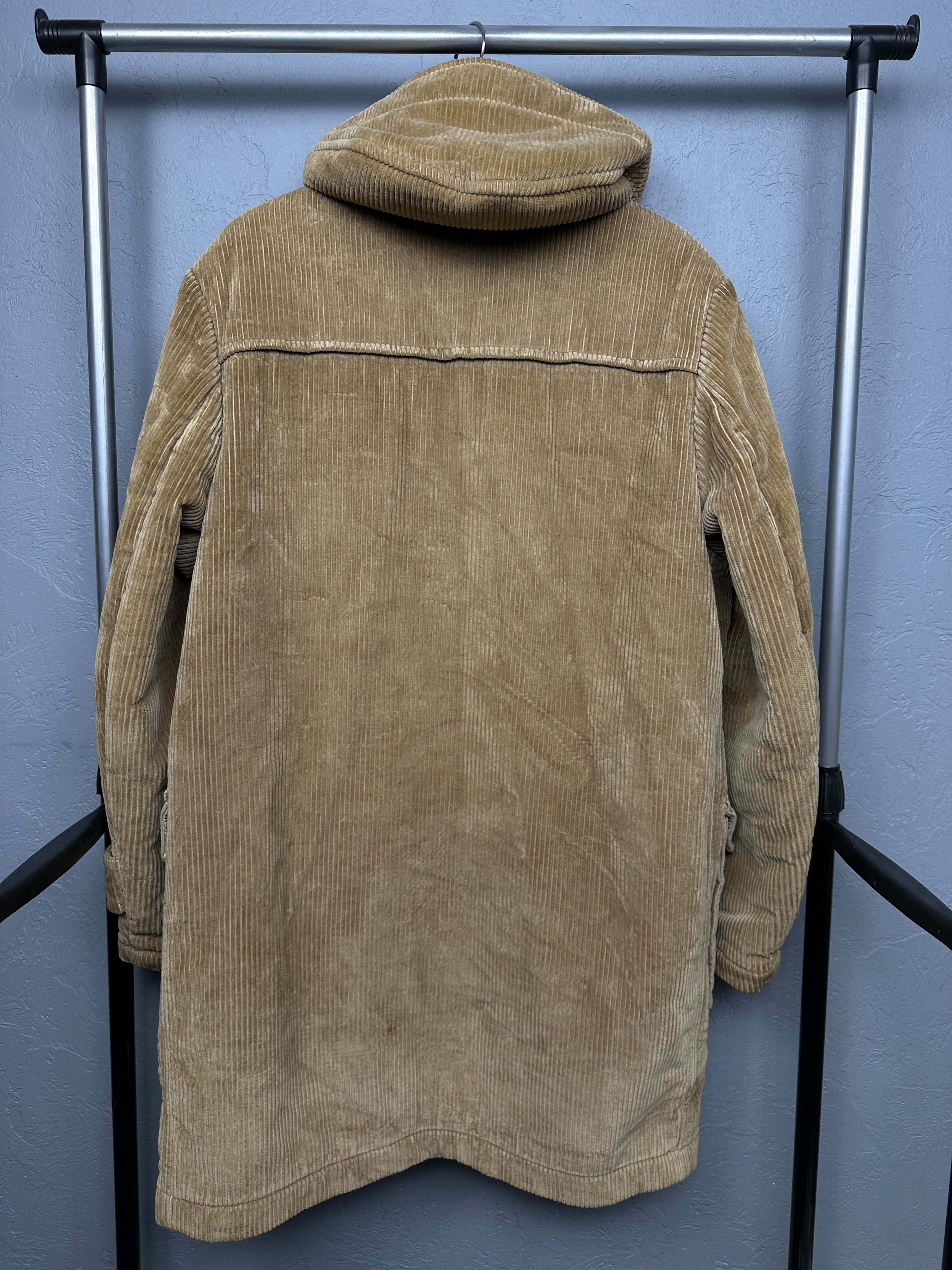 Gloverall Gloverall Mens Wool Sherpa Corduroy Duffle Coat Jacket Size US M / EU 48-50 / 2 - 6 Thumbnail