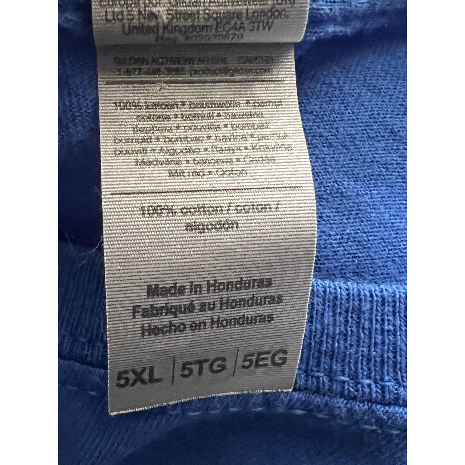 Gildan LA Baseball Mens Blue Graphic T-Shirt 5XL City Skyline Size US XXL / EU 58 / 5 - 7 Thumbnail