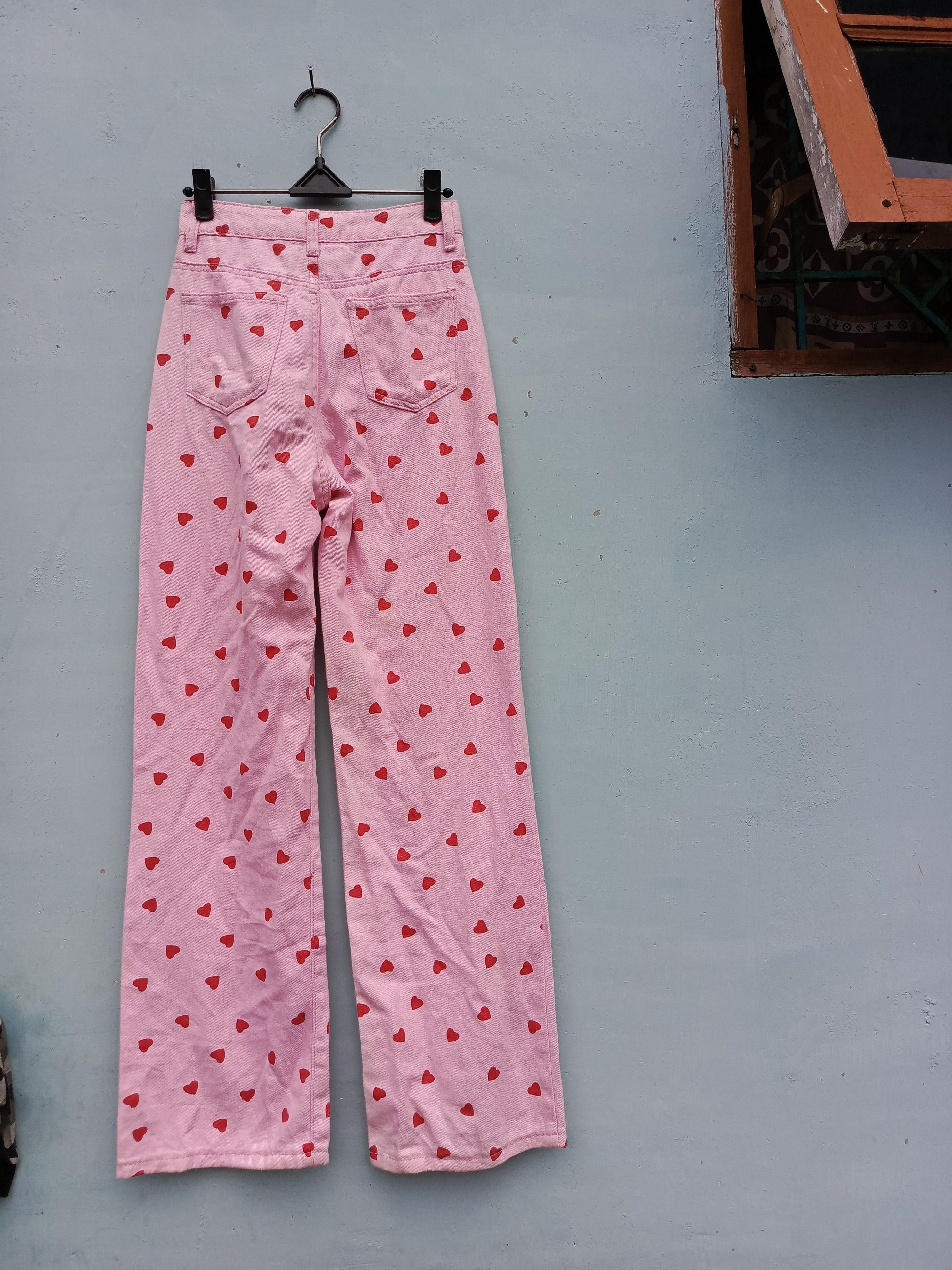 Shein Shein High Waist Heart Print Size 26" / US 2 / IT 38 - 5 Thumbnail