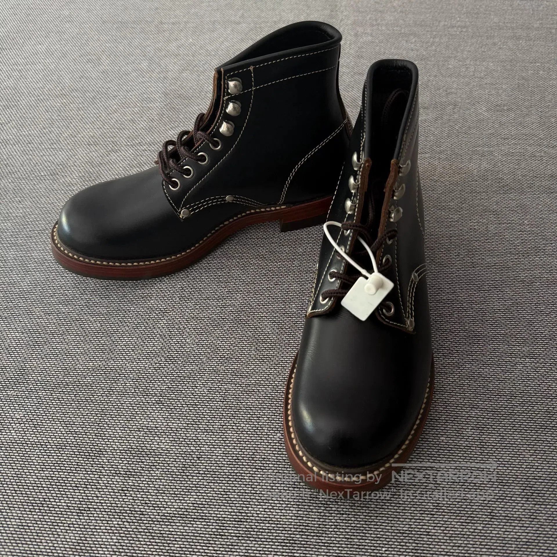 TOYS McCOY Toys McCoy 7E Leather Railroad Boots. Size US 7 / EU 40 - 3 Thumbnail