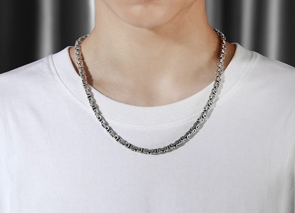 Jewelry Dragon Square Chain Necklace Size ONE SIZE - 2 Thumbnail