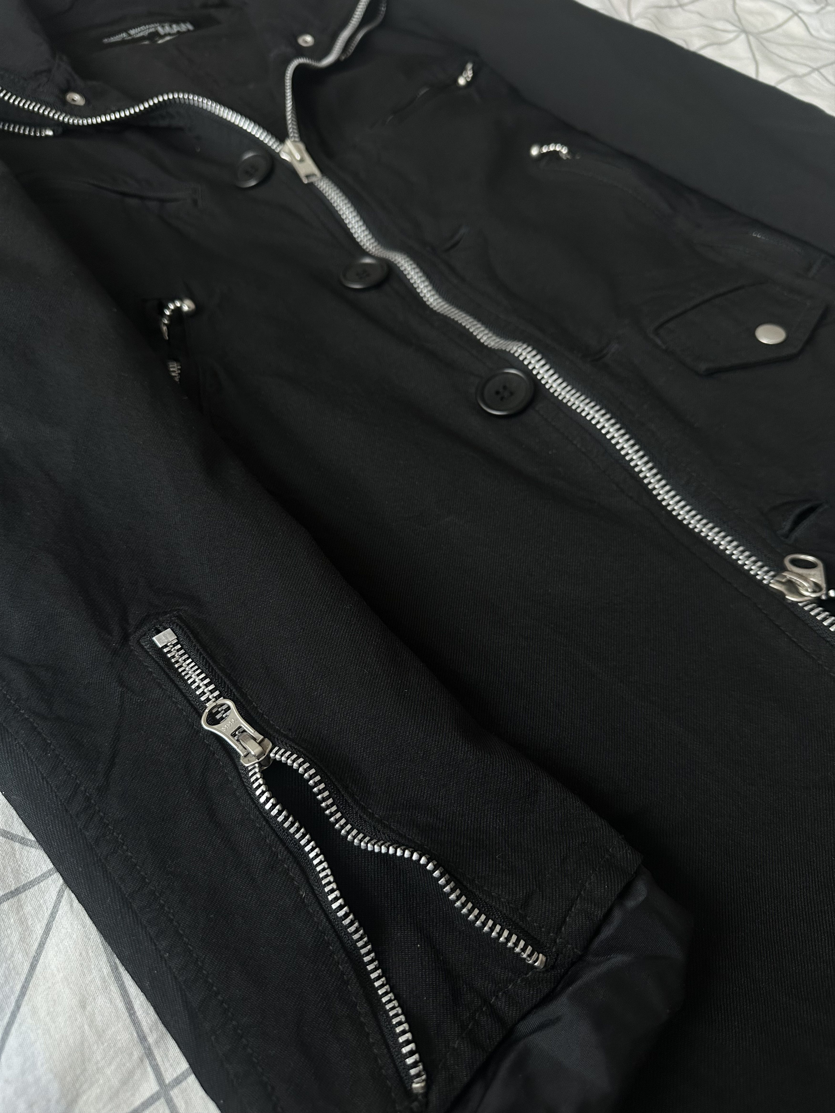 Junya Watanabe F/W07 Junya Watanabe Comme Des Garcons Runway Zip Black Coat Size US L / EU 52-54 / 3 - 5 Thumbnail