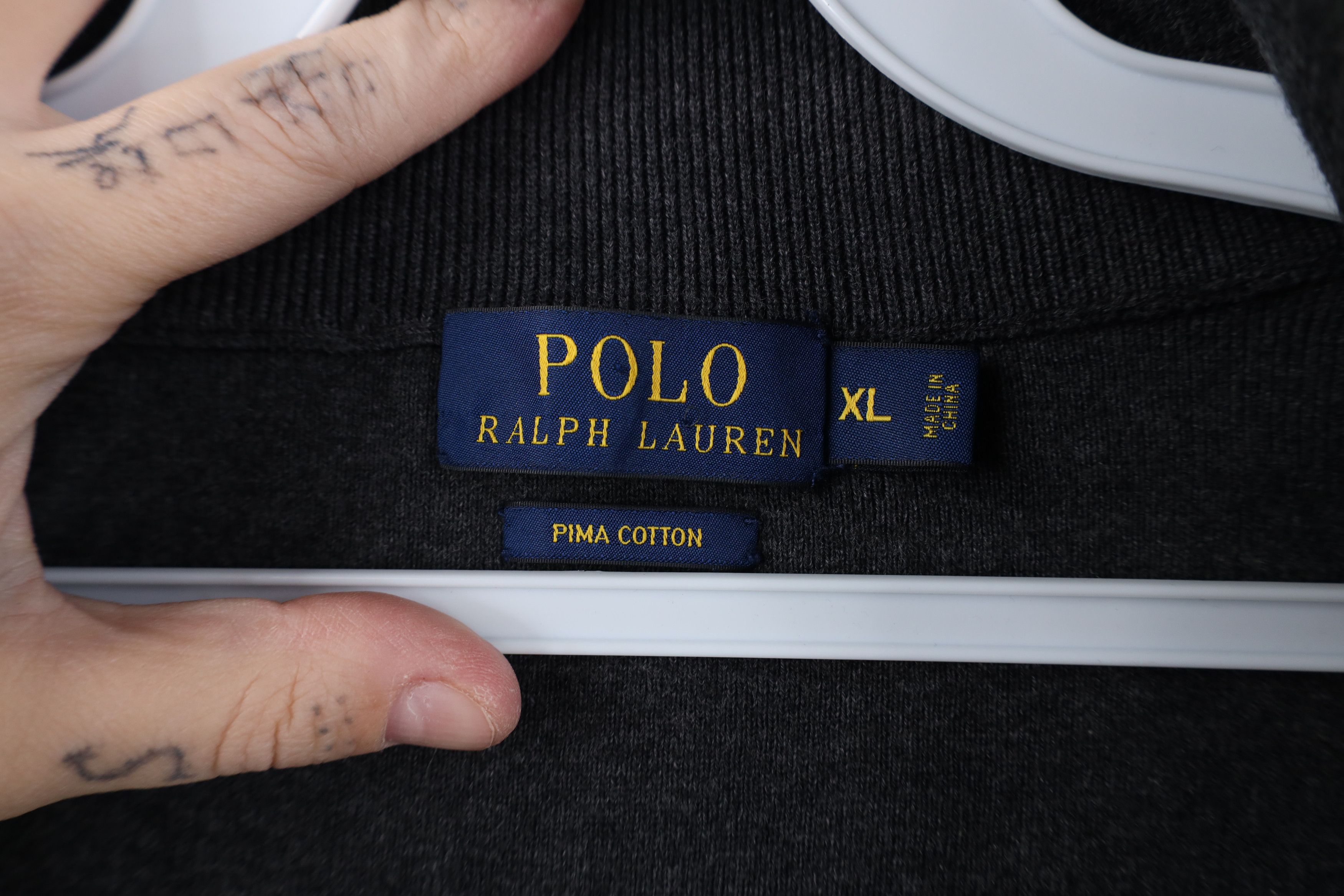 Ralph Lauren Vintage Ralph Lauren Ribbed Knit Half Zip Sweater Vest Gray Size US XL / EU 56 / 4 - 7 Thumbnail
