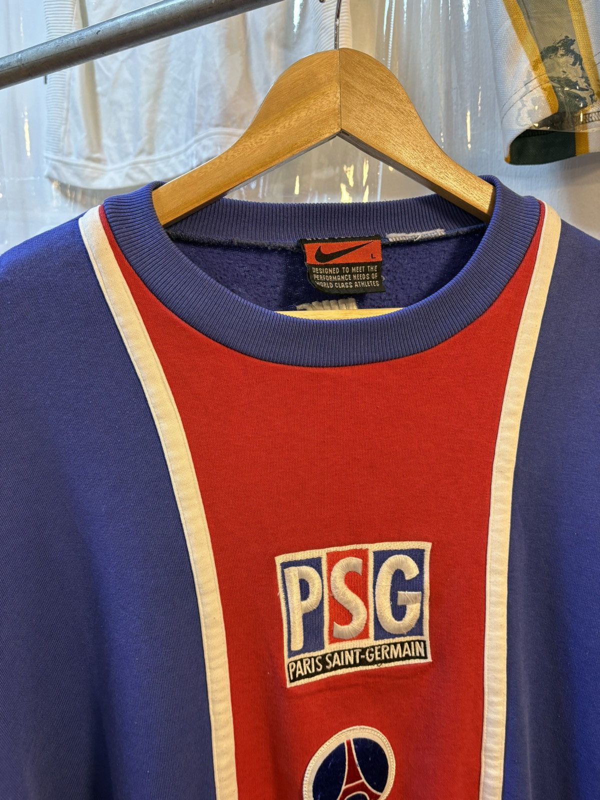 Nike Rare Vintage 90s Paris Saint-Germain Sweatshirt Size US L / EU 52-54 / 3 - 7 Thumbnail