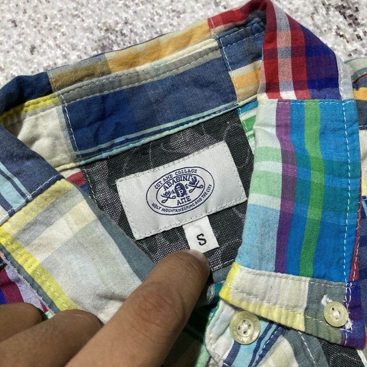 Bape OG Bape A Bathing Ape Camo Patchwork Long Slevee Shirt Size US S / EU 44-46 / 1 - 16 Thumbnail