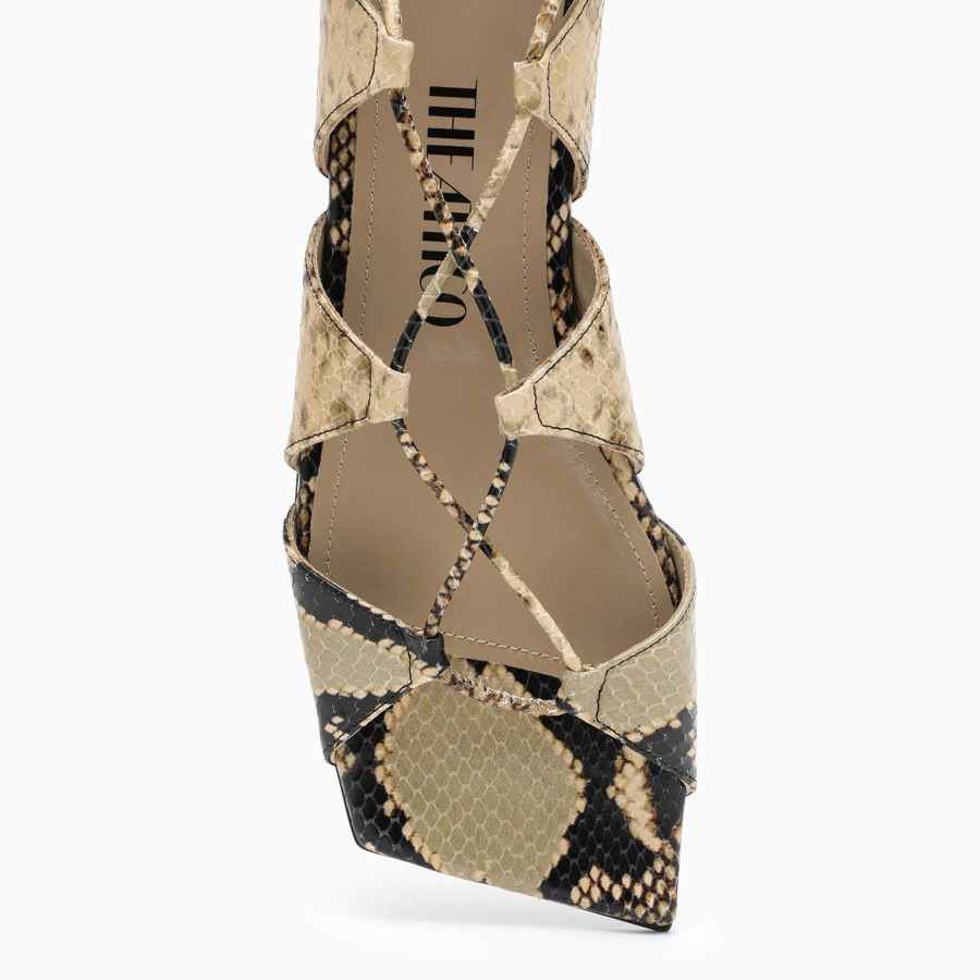 The Attico o1d2blof1024 Low Heel Sandals in Multicolor Size US 7.5 / IT 37.5 - 3 Thumbnail