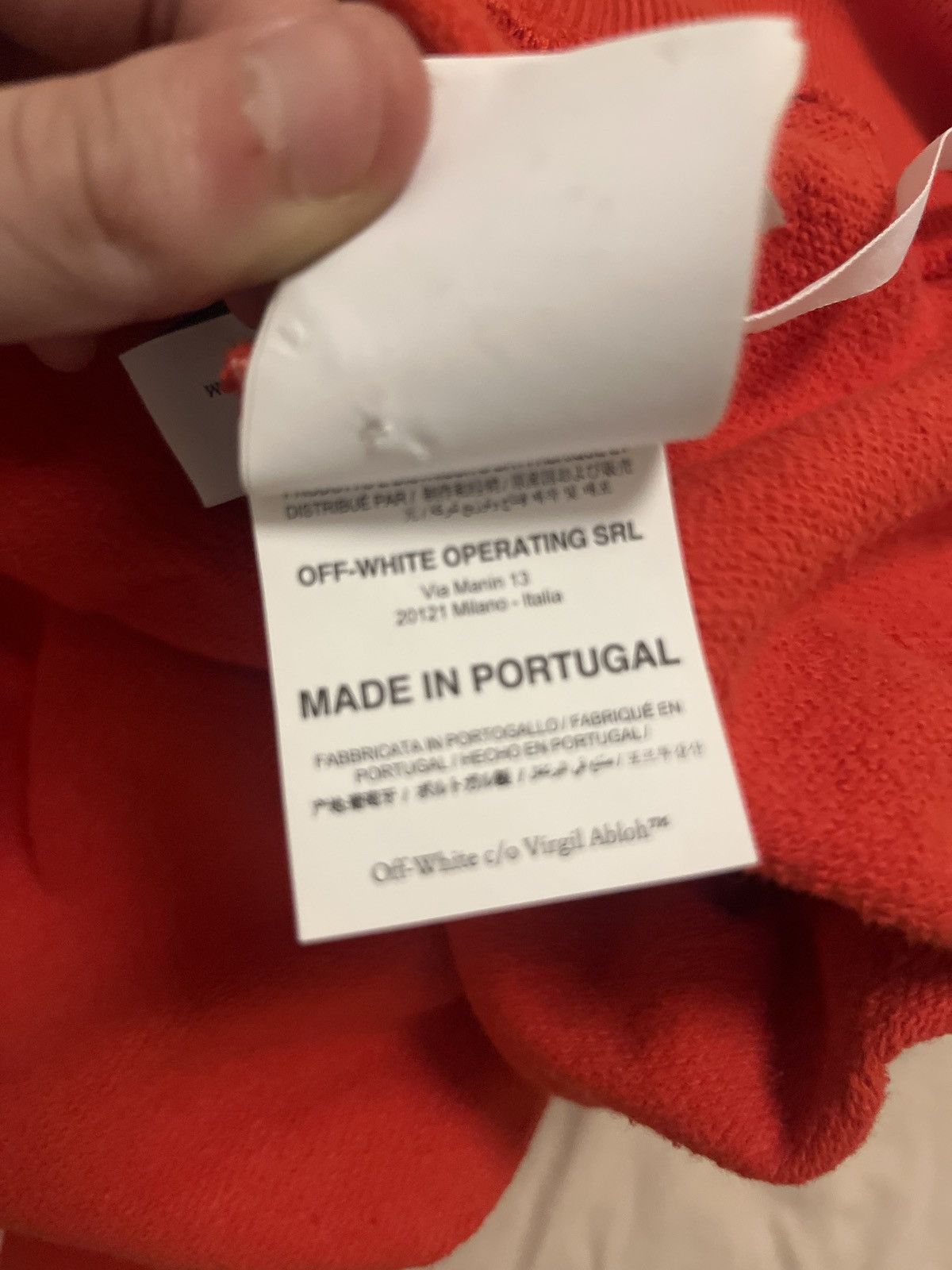 Off-White Monalisa white stripes hoodie Size US M / EU 48-50 / 2 - 7 Thumbnail