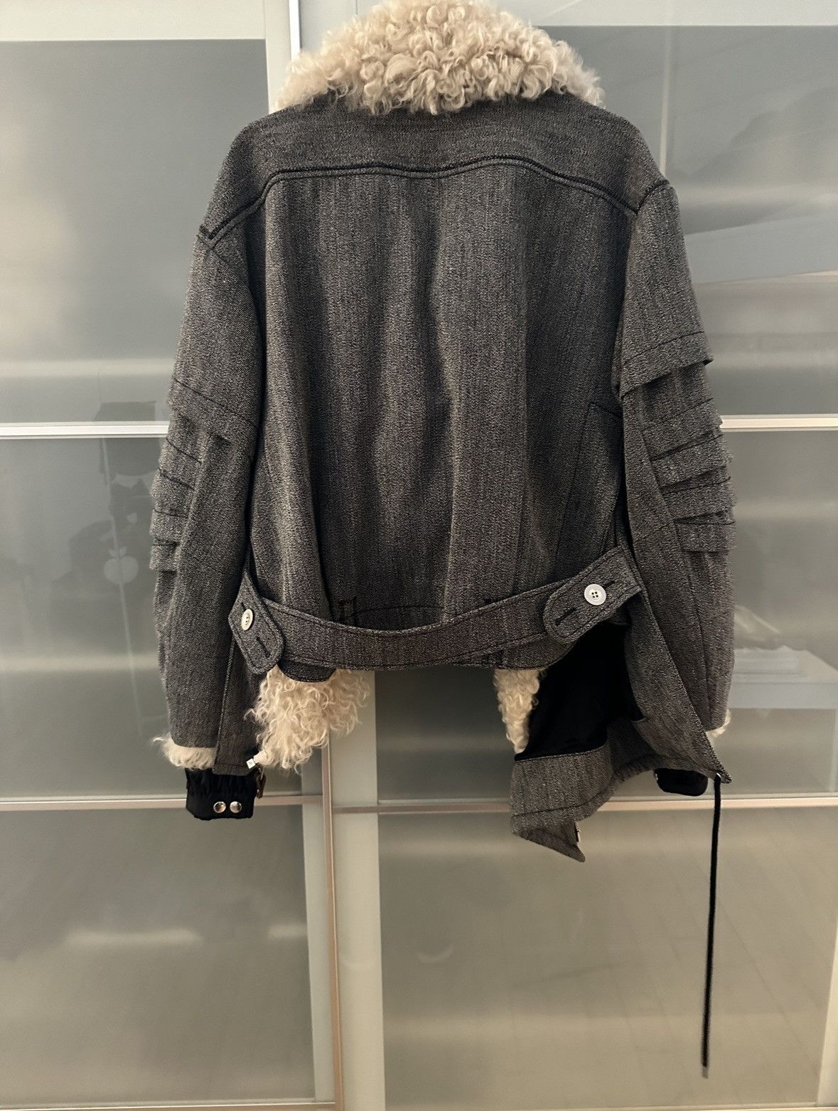 Balenciaga Balenciaga turned *the* A/W 2004 aviator shearling jacket Size L / US 10 / IT 46 - 9 Thumbnail