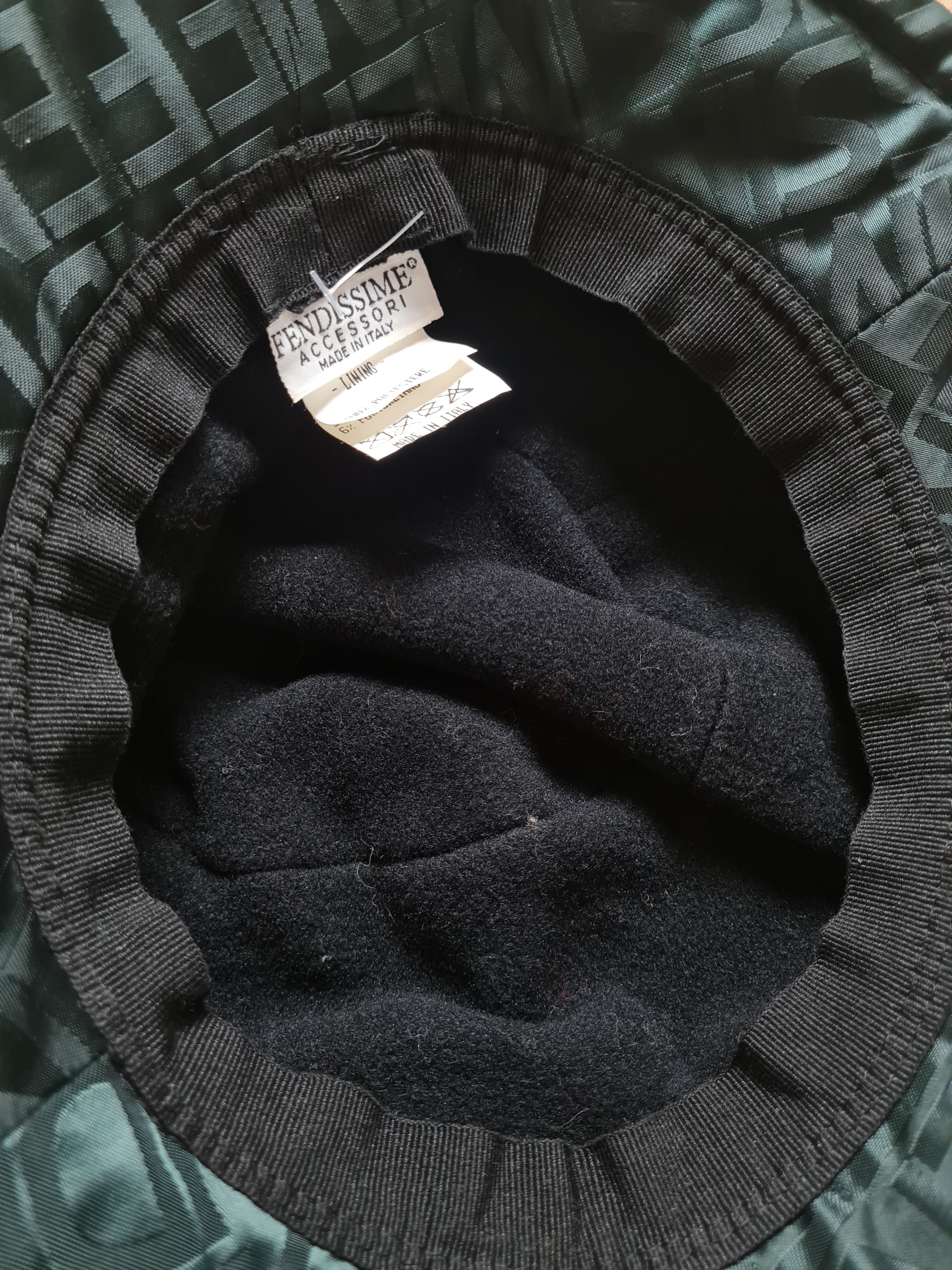 Fendi Fendissime bucket hat monogram by Fendi unisex Green Logo Size ONE SIZE - 8 Thumbnail