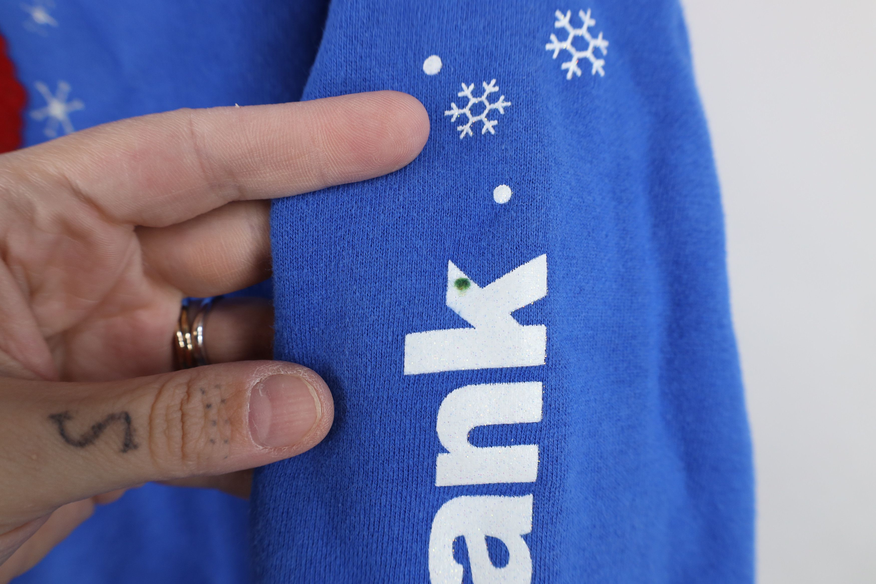Paul Frank Vintage Y2K Paul Frank Spell Snowflake Monkey Hoodie Blue Size M / US 6-8 / IT 42-44 - 6 Thumbnail