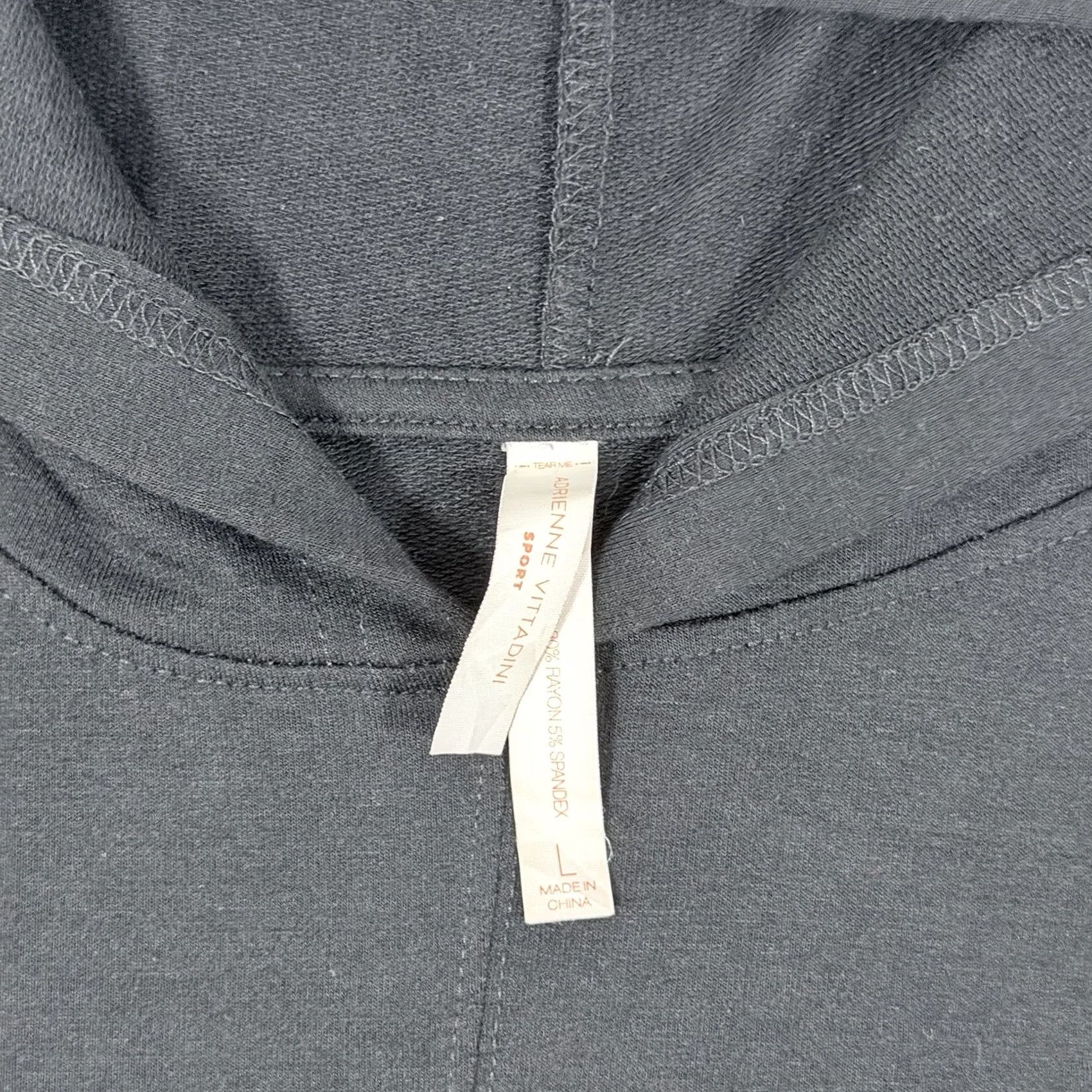 Vintage Adrienne Vittadini Sport Pullover Hoodie Women Large Black XS? Size L / US 10 / IT 46 - 3 Thumbnail