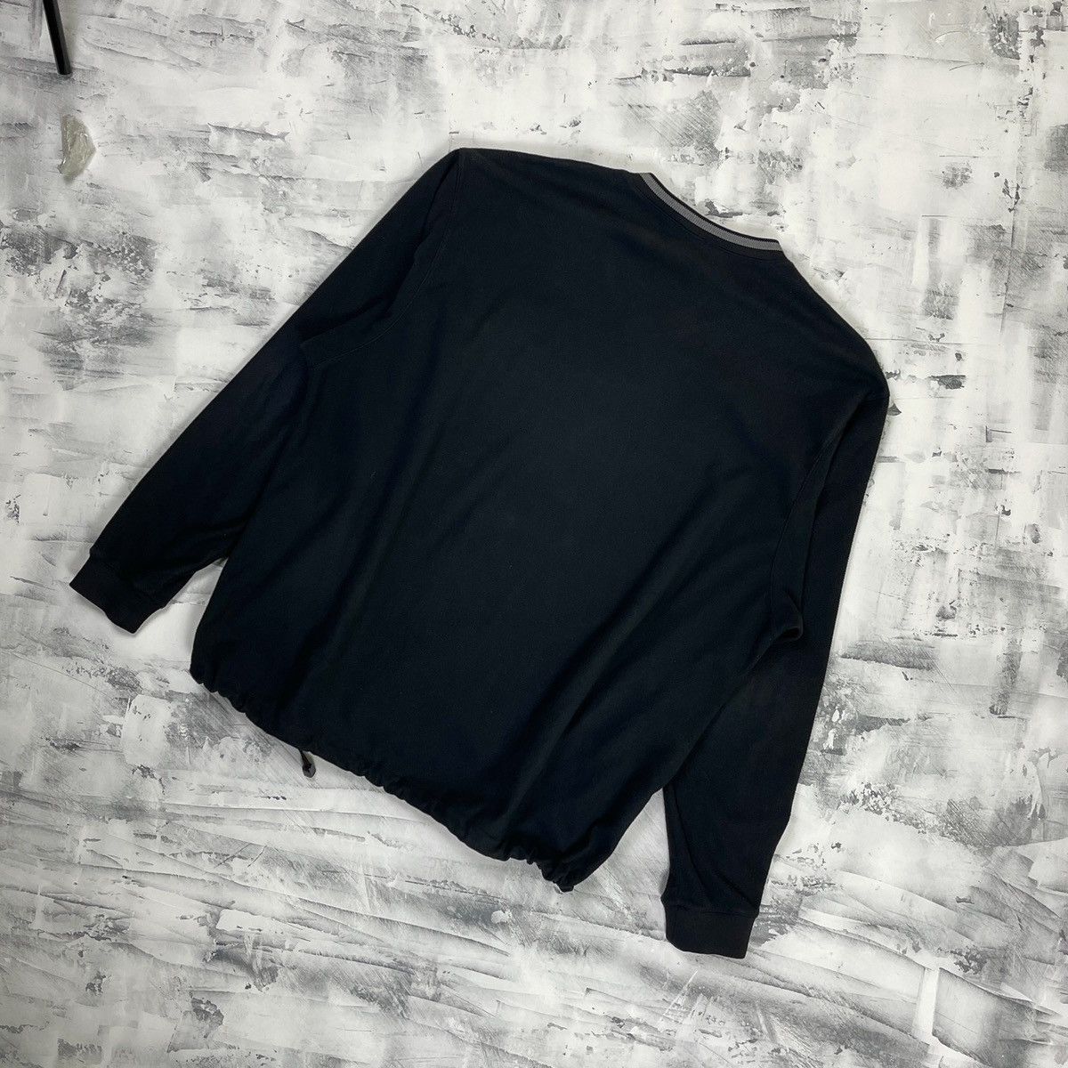 Nike × Vintage Nike Fleece Black Baggy Sweatshirt Size US XL / EU 56 / 4 - 8 Thumbnail