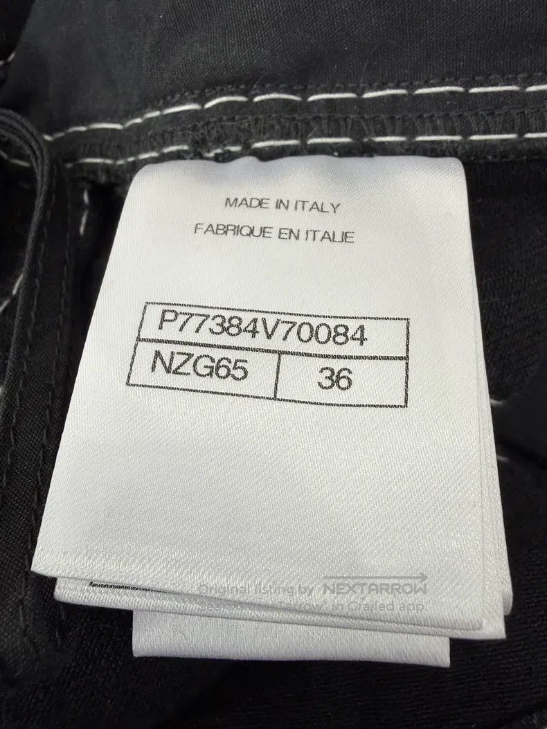 Chanel Chanel Black and white-bordered cartoon jeans Size 24" / US 00 / IT 34 - 5 Thumbnail