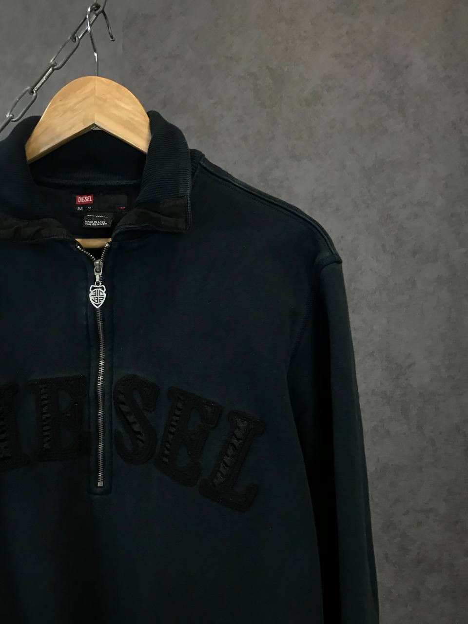 Diesel Diesel vintage designer 1/2 zip sweatshirt Size US M / EU 48-50 / 2 - 2 Thumbnail
