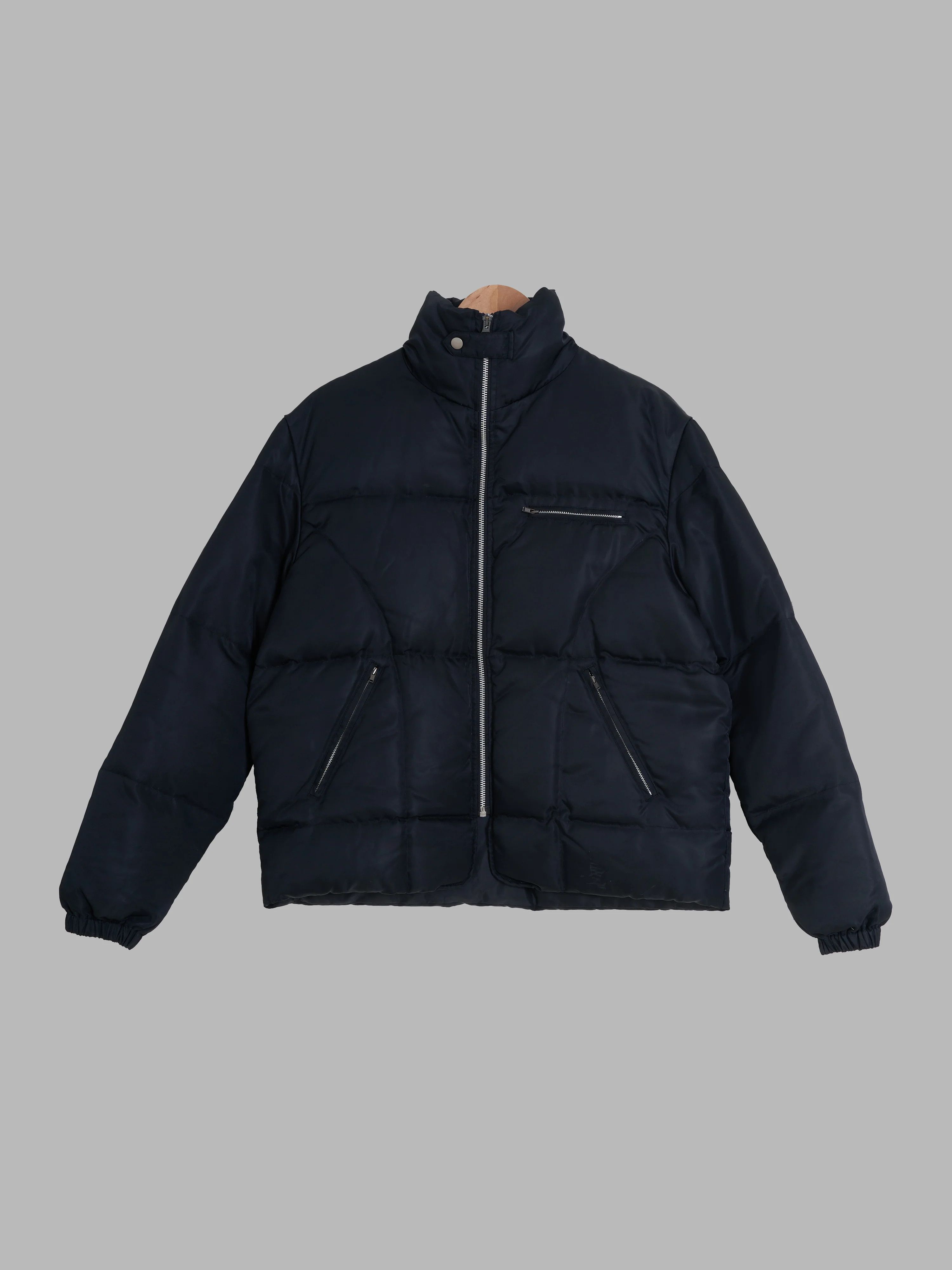 Kenzo 90s Kenzo Homme high neck cropped down puffer Size US L / EU 52-54 / 3 - 3 Thumbnail