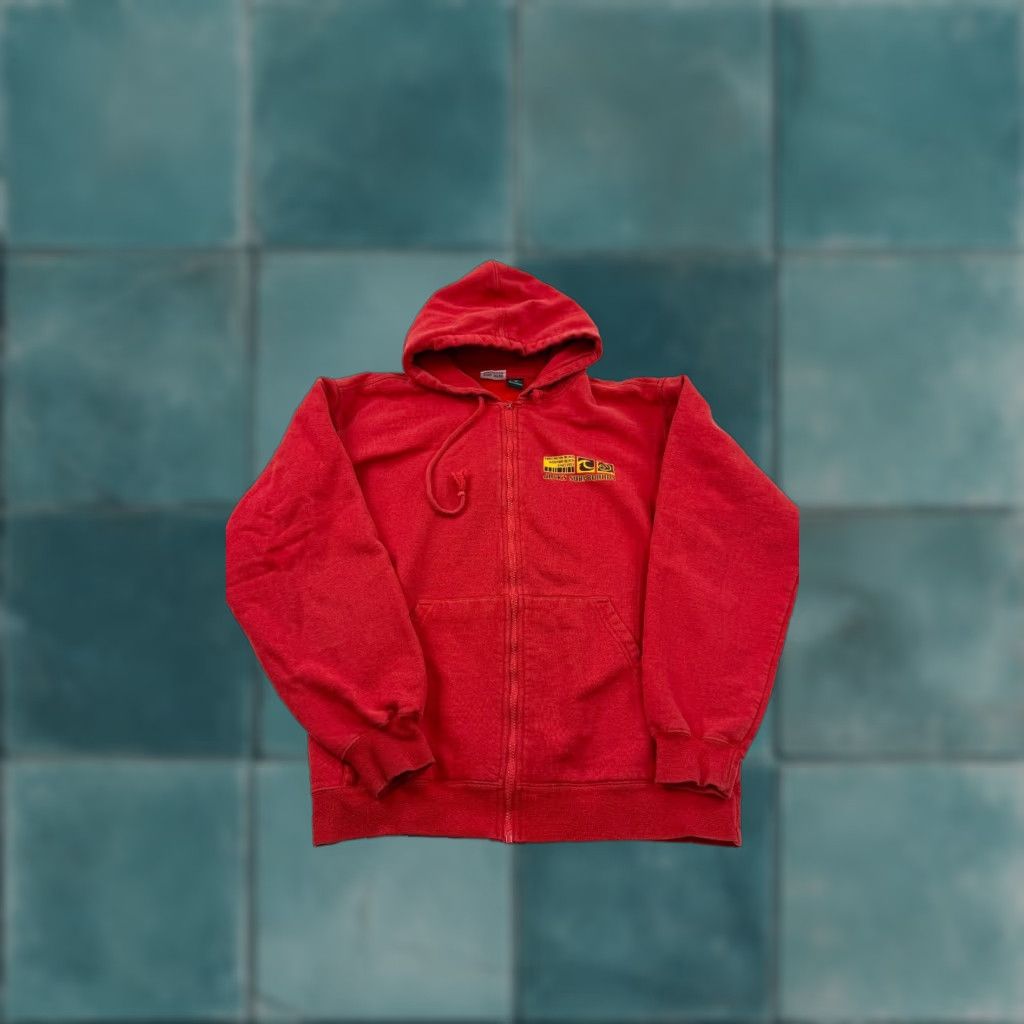 Logo 7 Jack's Surfboards Hoodie Mens Medium Red Fleece Logo Pullover Hooded Long Sleeve Breathable Pockets Outdoor Mens Size US M / EU 48-50 / 2 - 1 Thumbnail