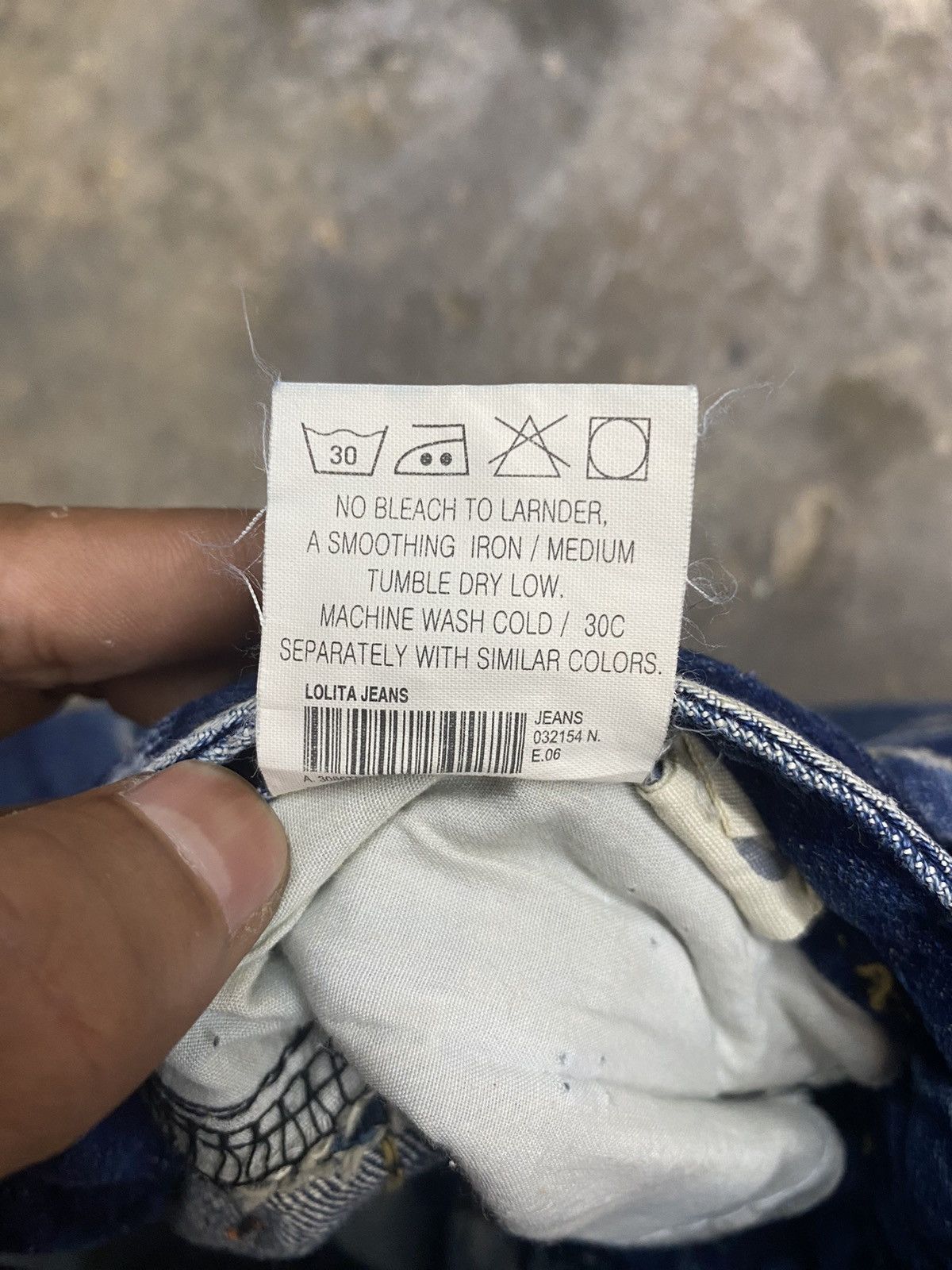 Japanese Brand × Vintage Lolita blue jeans wash japanese brand Size US 30 / EU 46 - 7 Thumbnail