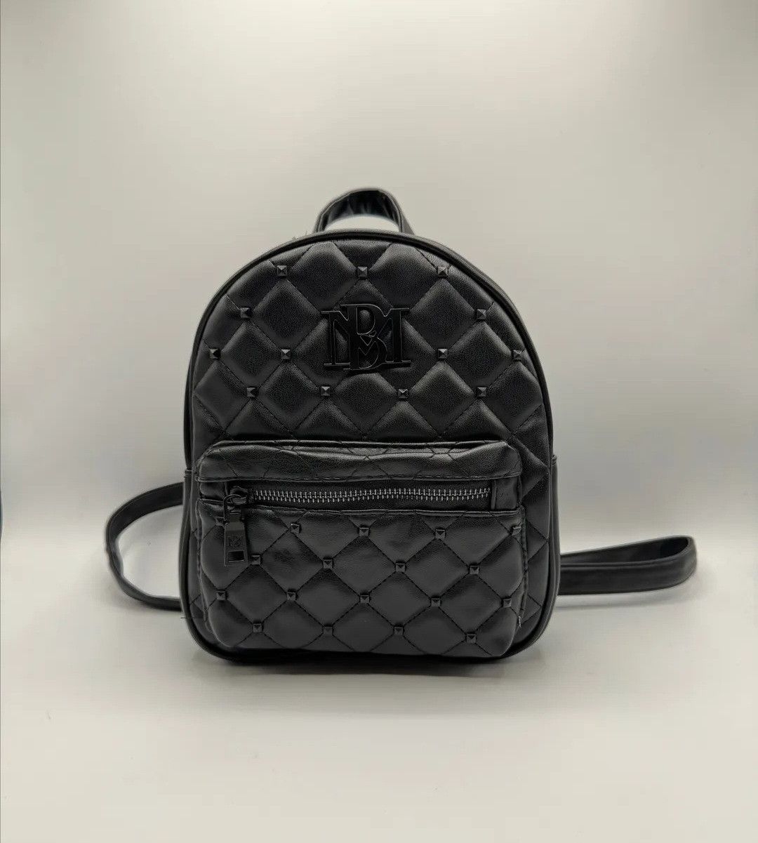 Badgley Mischka NWT Badgley Mischka Vegan Leather Mini Backpack In Black Size ONE SIZE - 1 Thumbnail