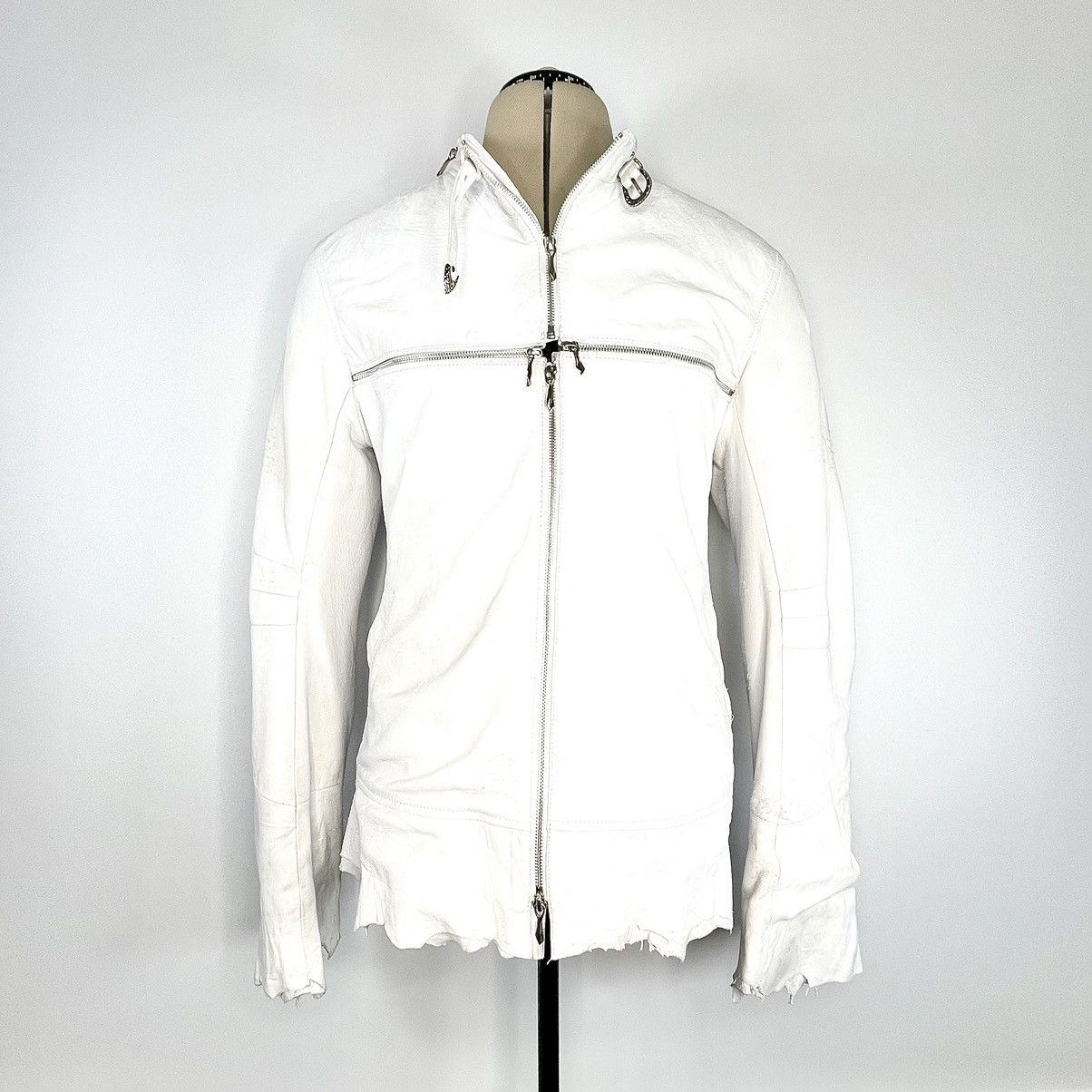 CenturyX Y2k Skeleton Full Zip Up Hoodies Over Face Women
