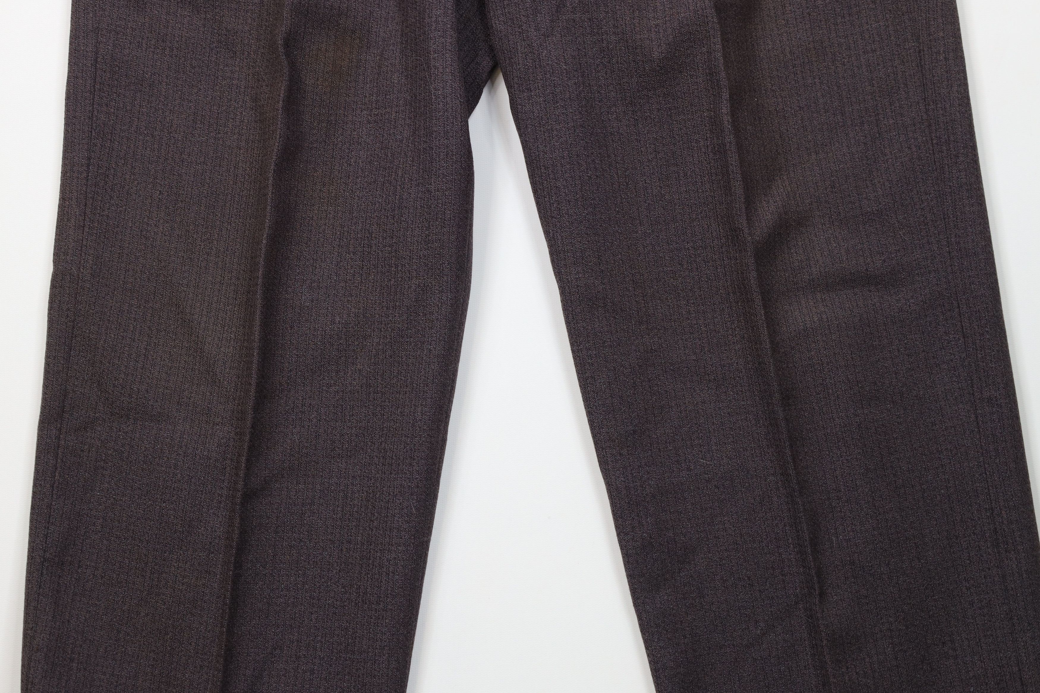 Vintage Vintage 50s 60s Streetwear Wool Knit Wide Leg Chino Pants Size US 30 / EU 46 - 3 Thumbnail