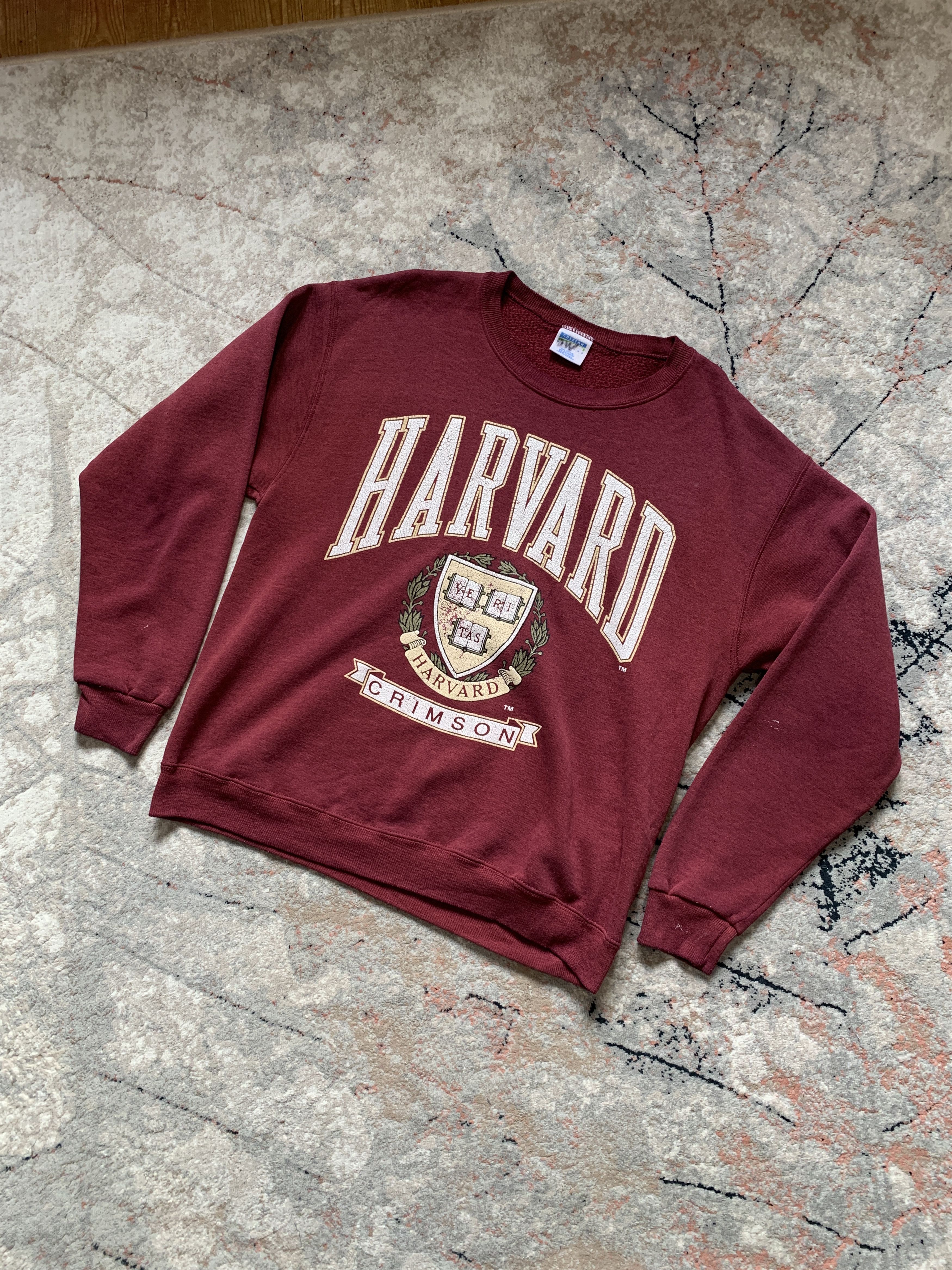 Other Vintage Harvard Crimson Made In USA Sweatshirt Size US L / EU 52-54 / 3 - 1 Thumbnail