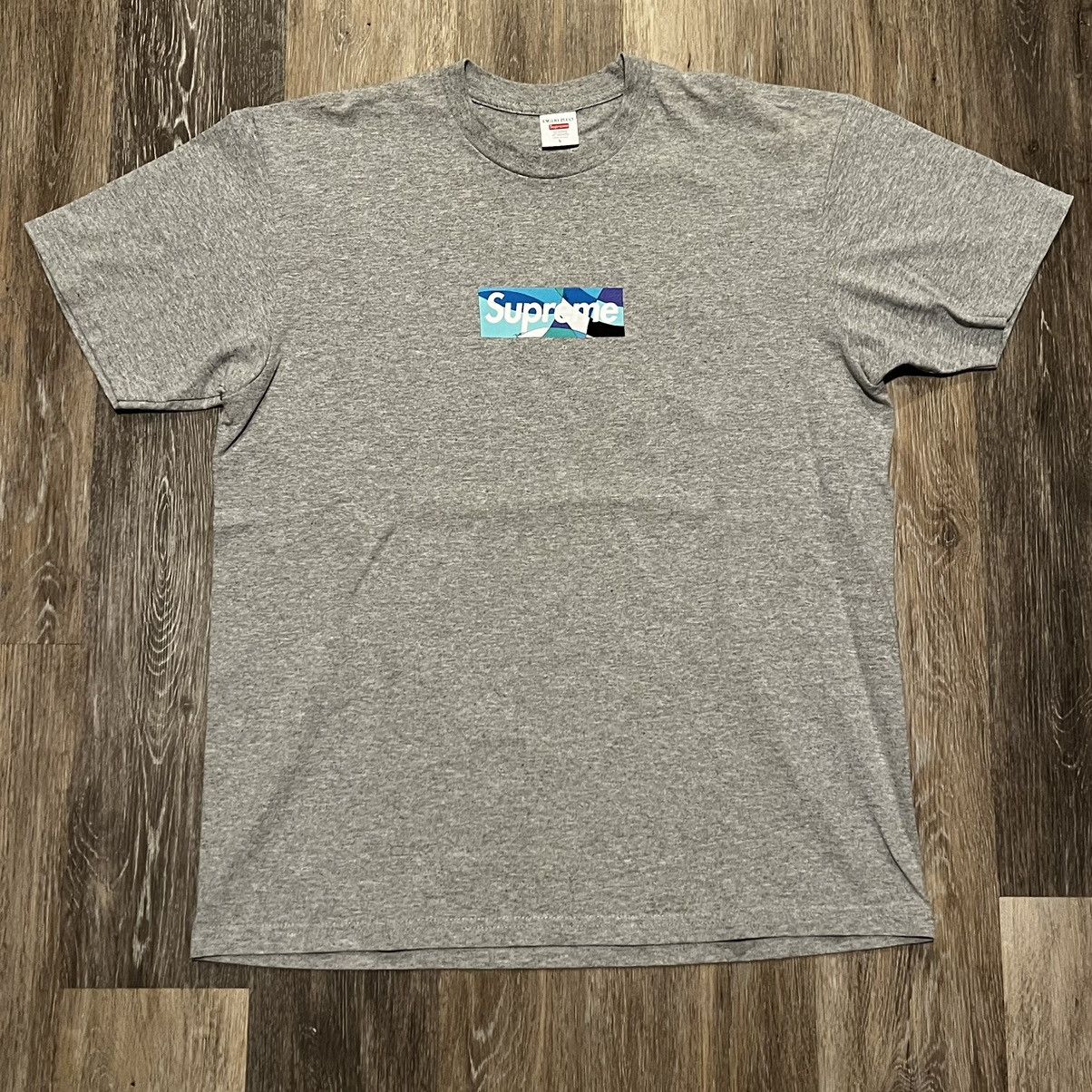 Supreme Supreme Emilio Pucci Box Logo Tee Blue bogo t shirt Size US L / EU 52-54 / 3 - 3 Thumbnail