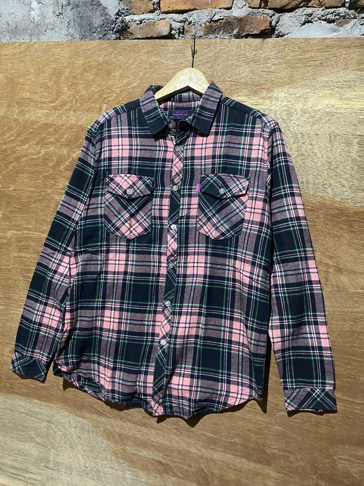Mishka 💸BINDING OFFER💸 MISHKA PLAID FLANNELSHIRT Size US L / EU 52-54 / 3 - 2 Thumbnail