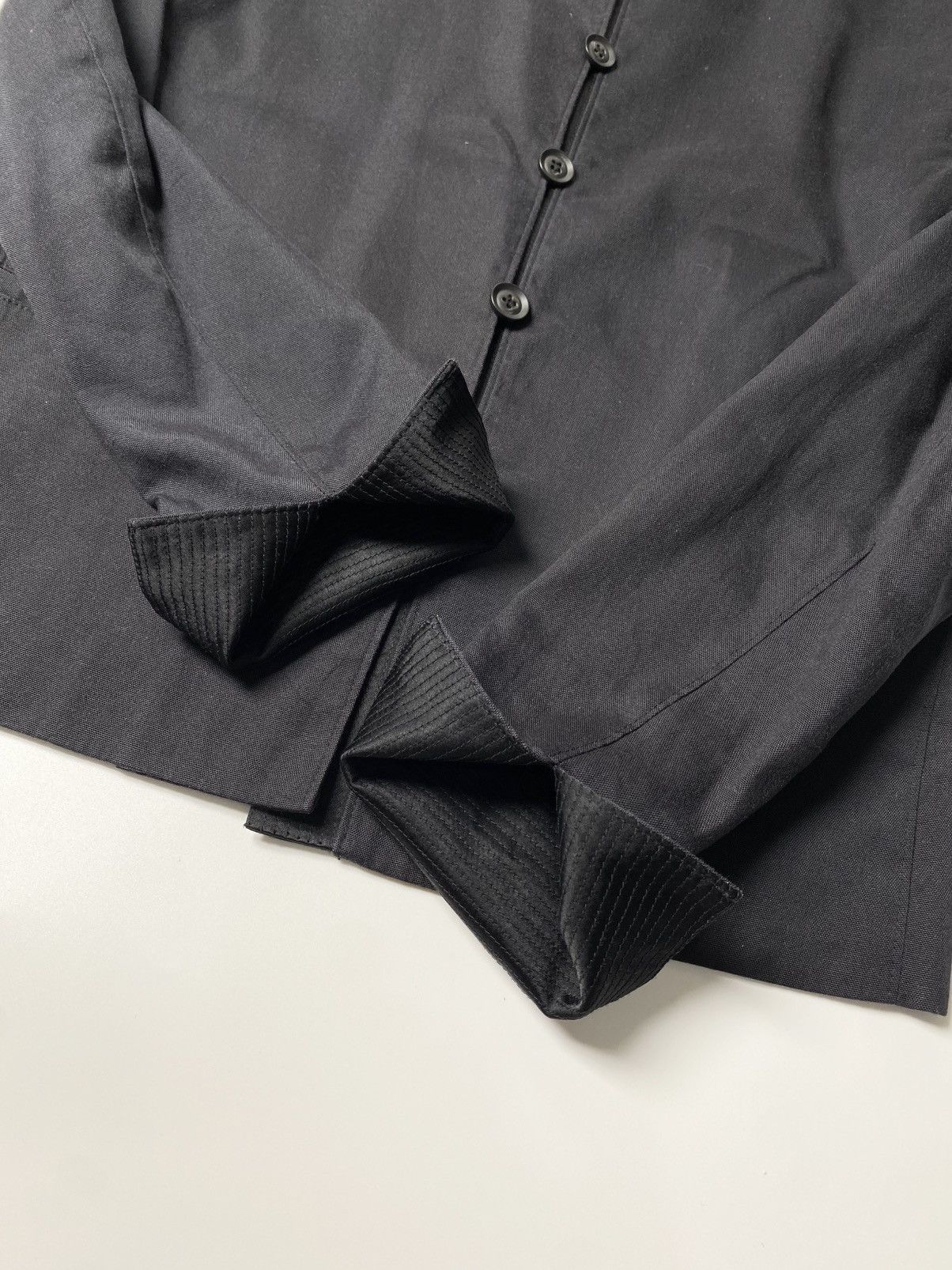 Issey Miyake AW05 ISSEY MIYAKE FÊTE MANDARIN COLLAR JACKET Size L / US 10 / IT 46 - 6 Thumbnail