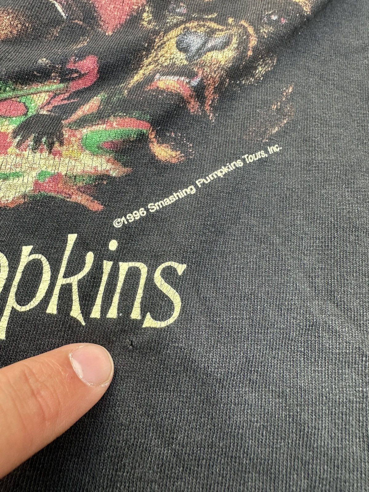 Band Tees Vintage 90’s Mellon Collie The Smashing Pumpkins tours 1996 Size US XL / EU 56 / 4 - 4 Thumbnail