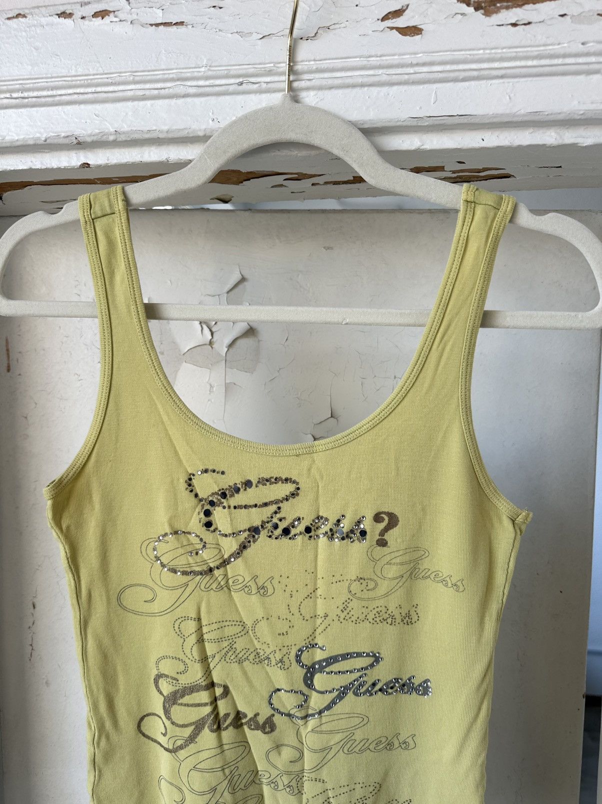 Beauty Beast × If Six Was Nine × Vintage Vintage Guess Printed Tank Top Size S / US 4 / IT 40 - 2 Thumbnail